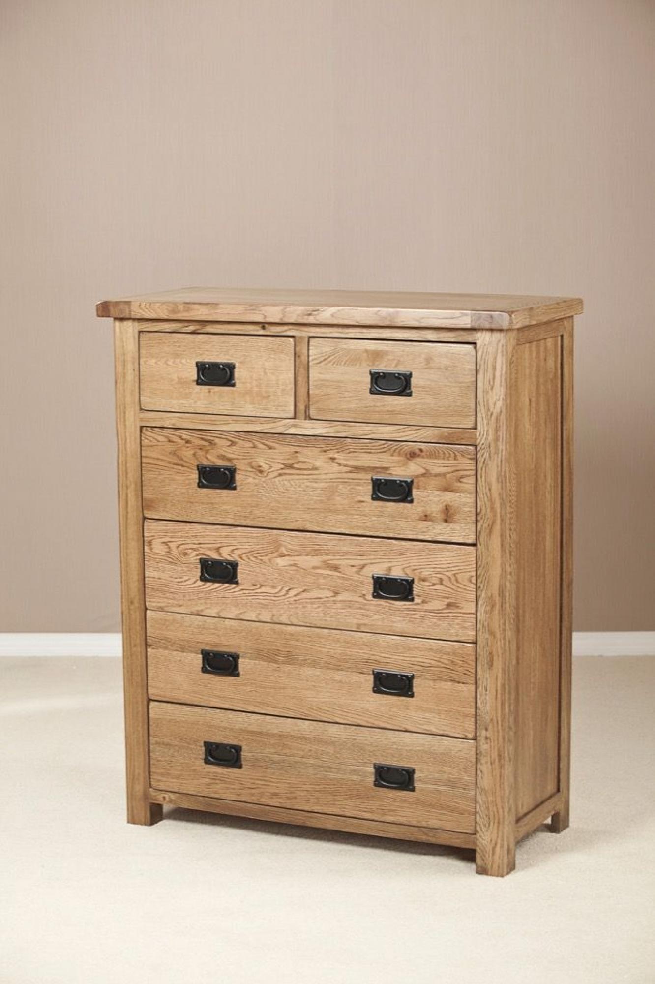 Originals Rustic Oak 4+2 Drawer Chest