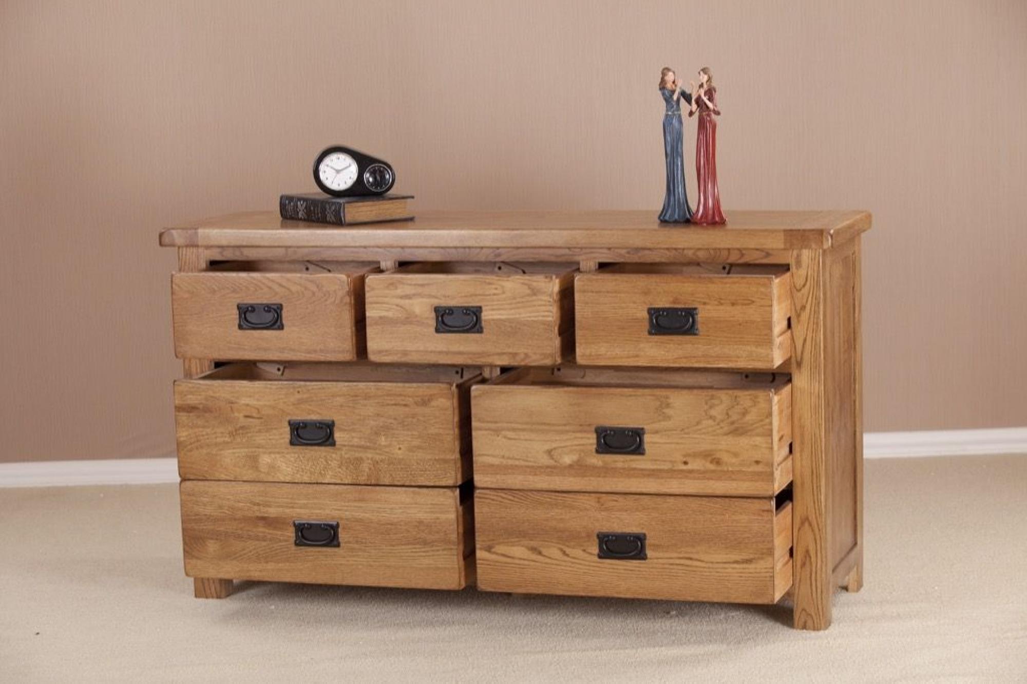 Originals Rustic Oak 3+4 Drawer Chest