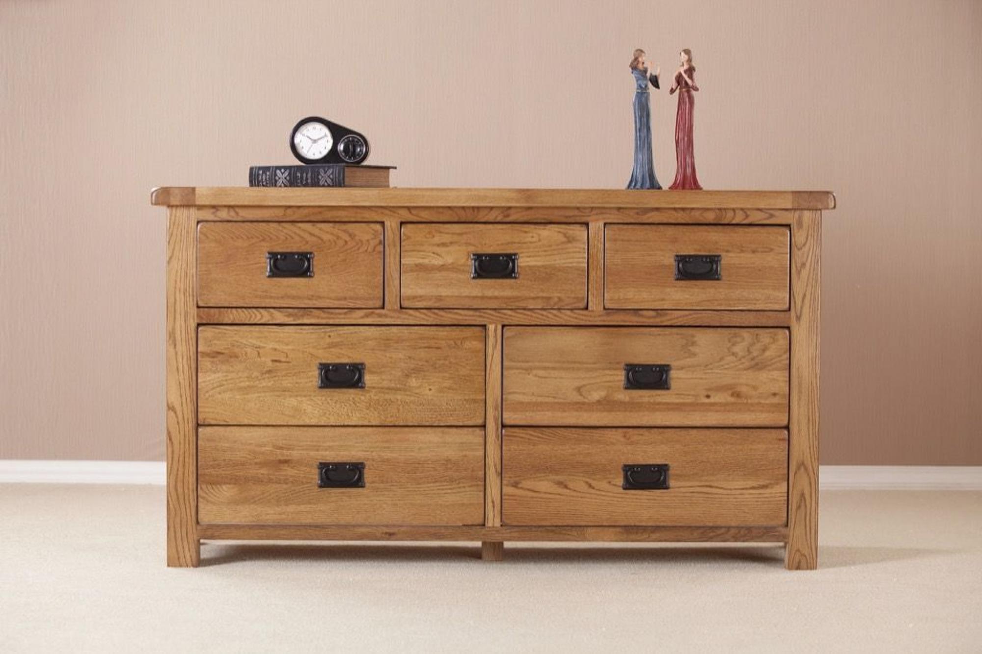 Originals Rustic Oak 3+4 Drawer Chest