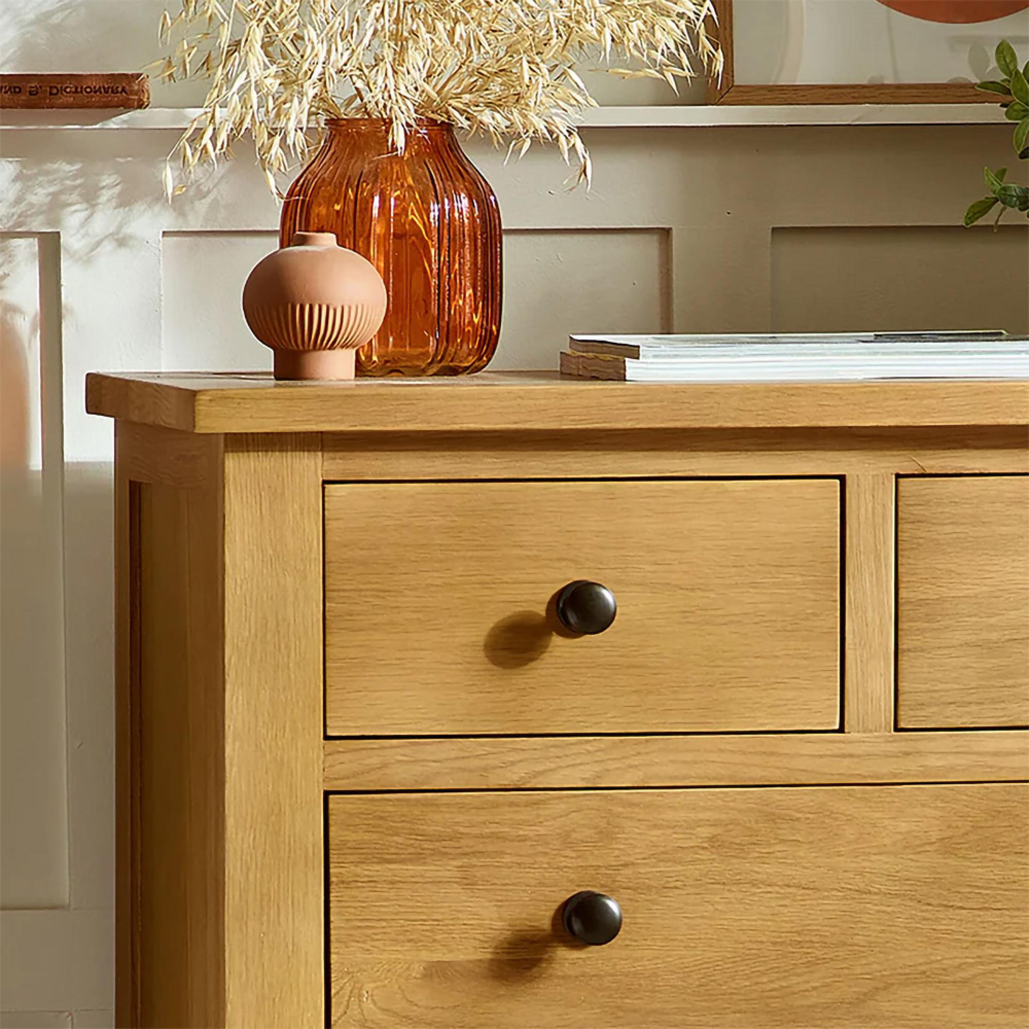 Marlborough Chest of Drawers - 4+2 Drawer - Oak