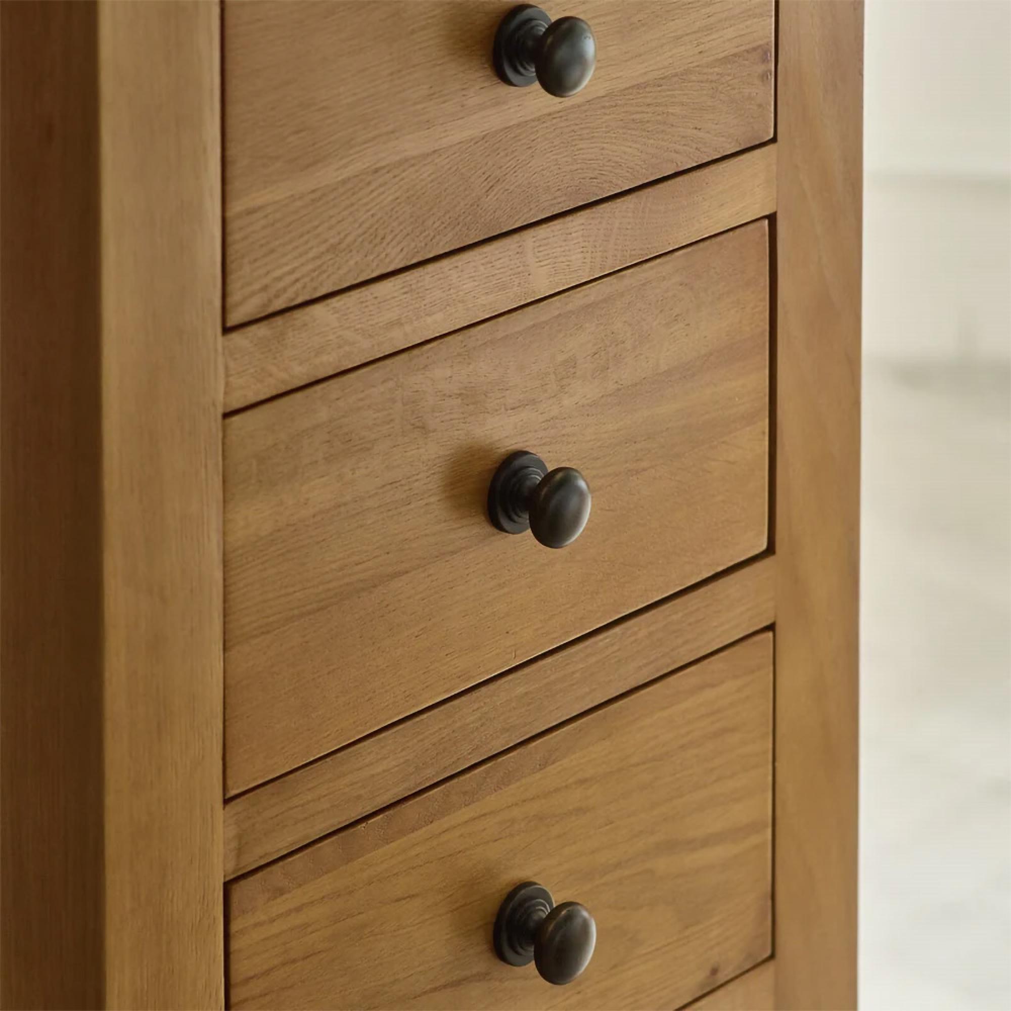 Marlborough Chest of Drawers - 7 Drawer - Tall - Oak