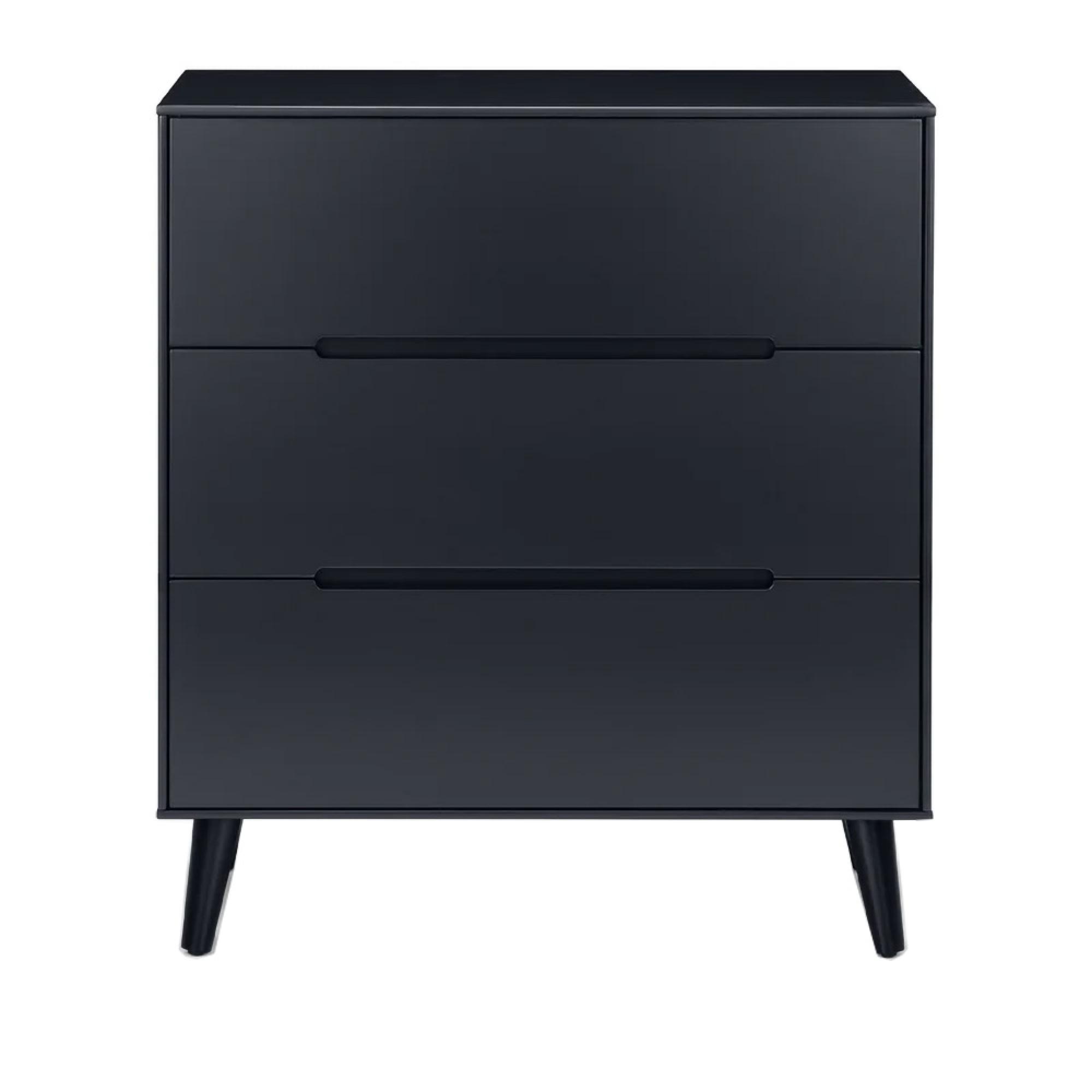 Alicia Black Small Chest - 3 Drawer