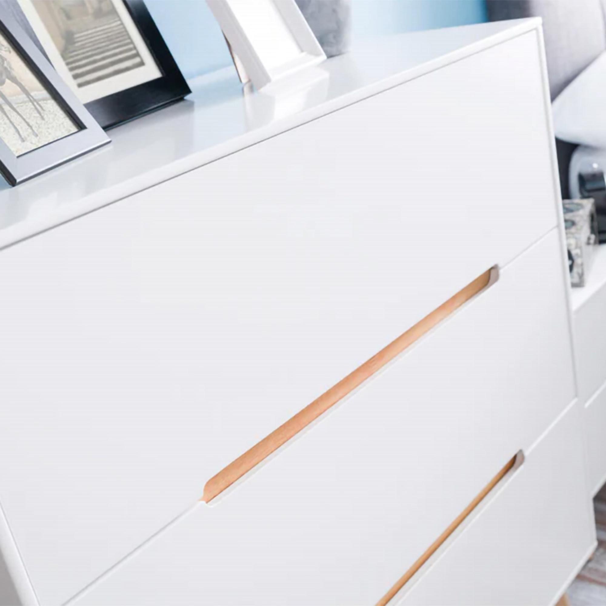 Alicia White Small Chest - 3 Drawer