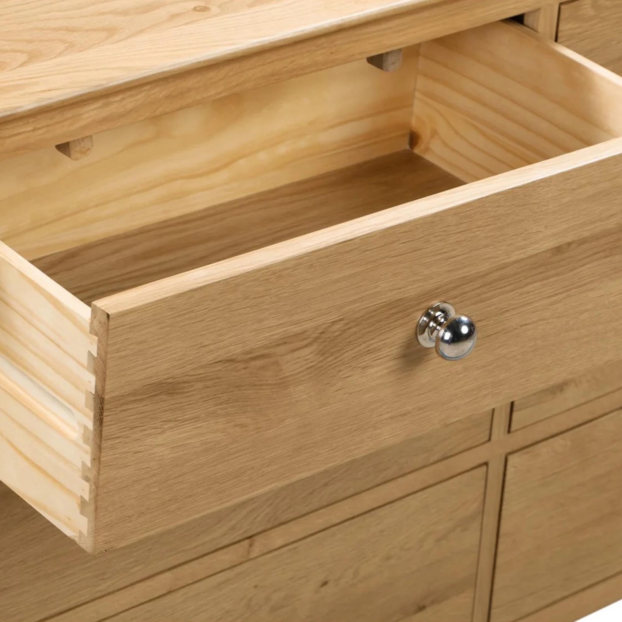 Cotswold Chest of Drawers - 6 Drawer - Wide - Oak