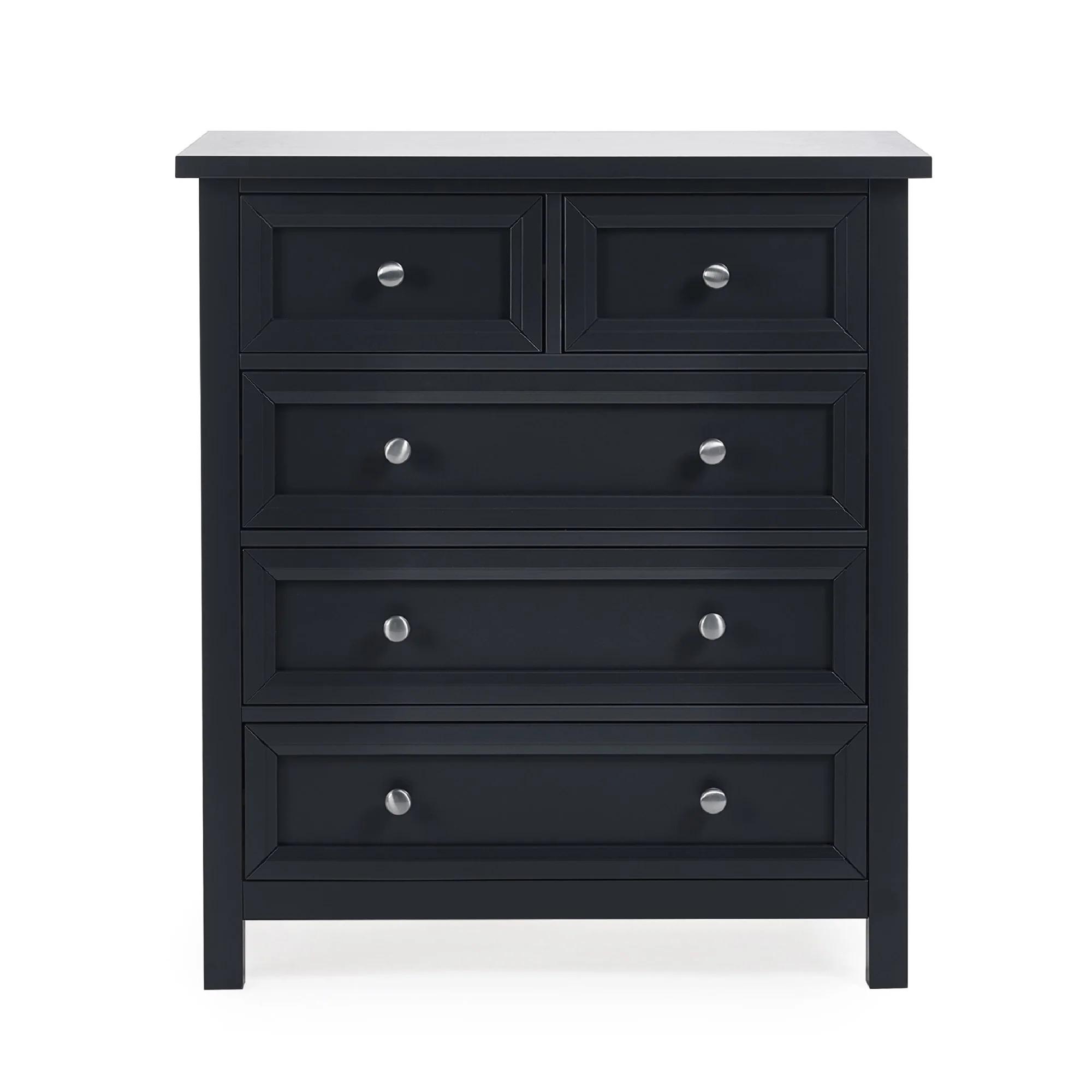 Maine Chest of Drawers - 3+2 Drawer - Black