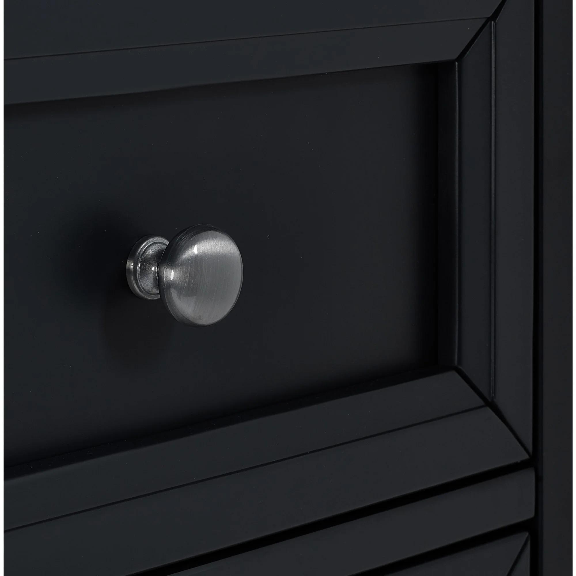 Maine Chest of Drawers - 3+2 Drawer - Black