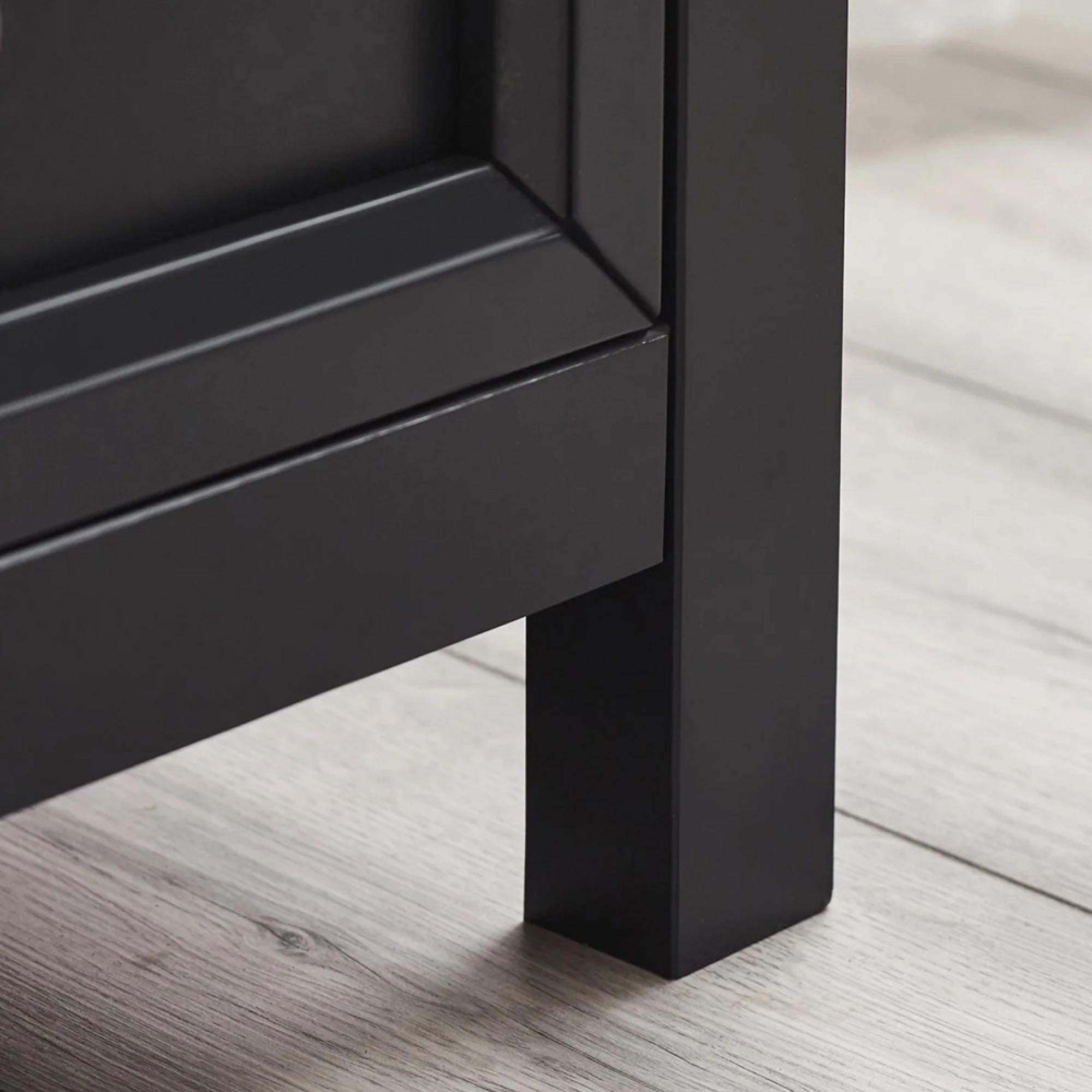 Maine Chest of Drawers - 3+2 Drawer - Black