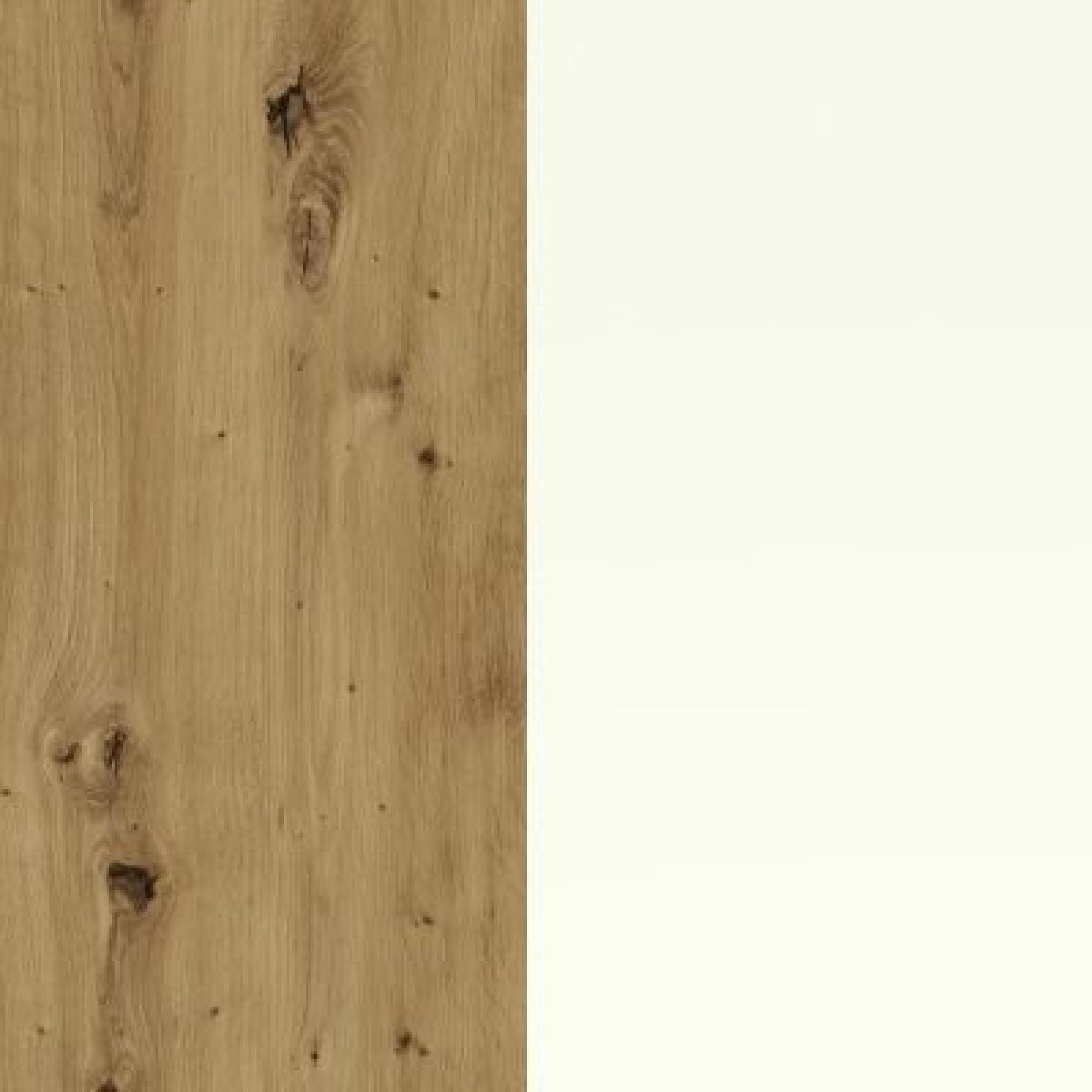Bianco Oak Carcase with White Finish Front 556