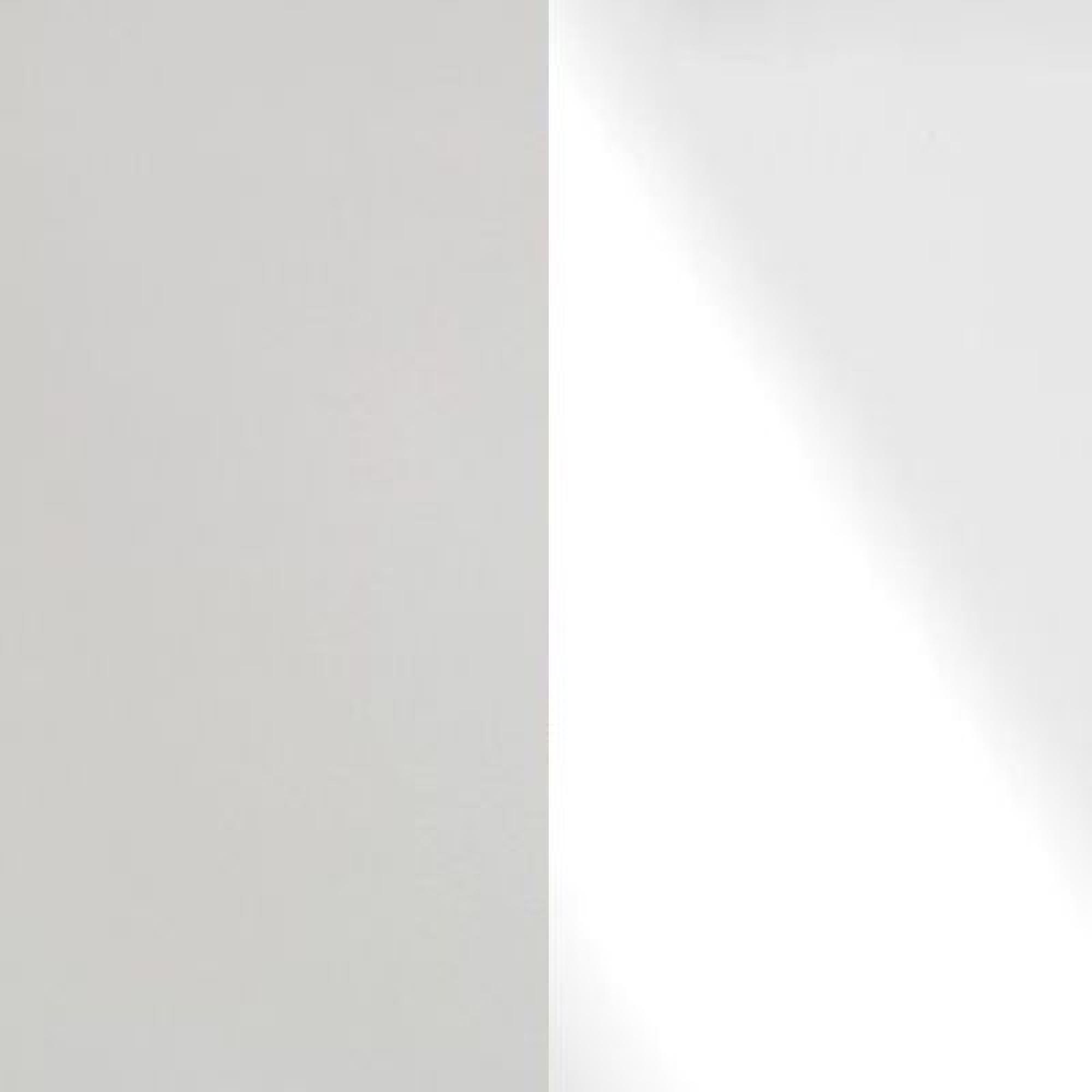 Champagne Carcase with Glass White Finish Front 375