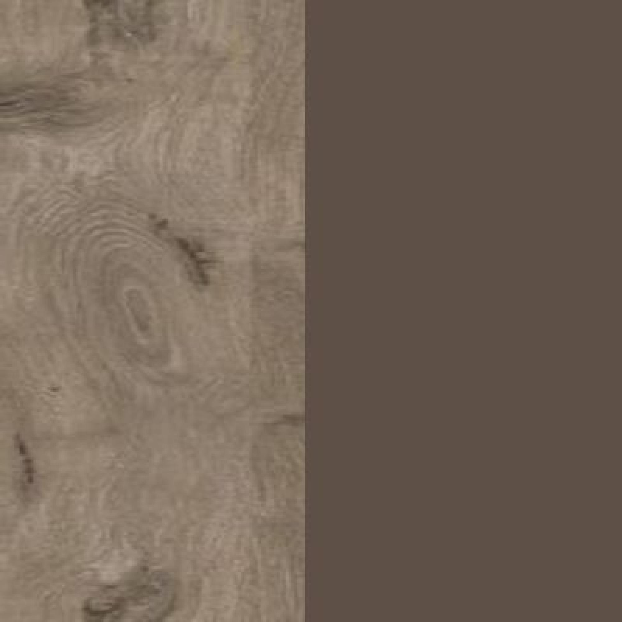 Nordic Oak Carcase with Havana Oak Finish Front A65