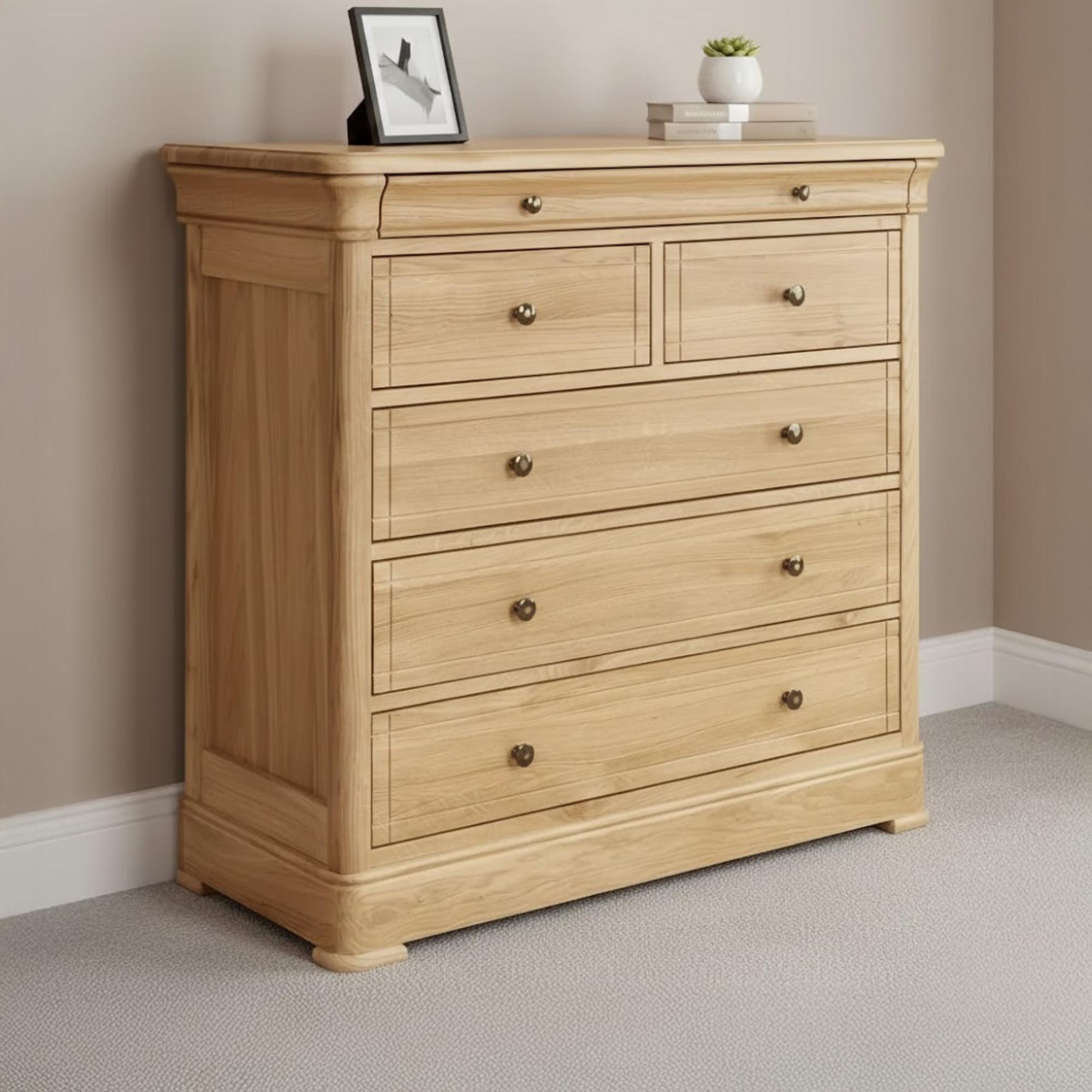 Moreno Chest - 6 Drawer - Oak