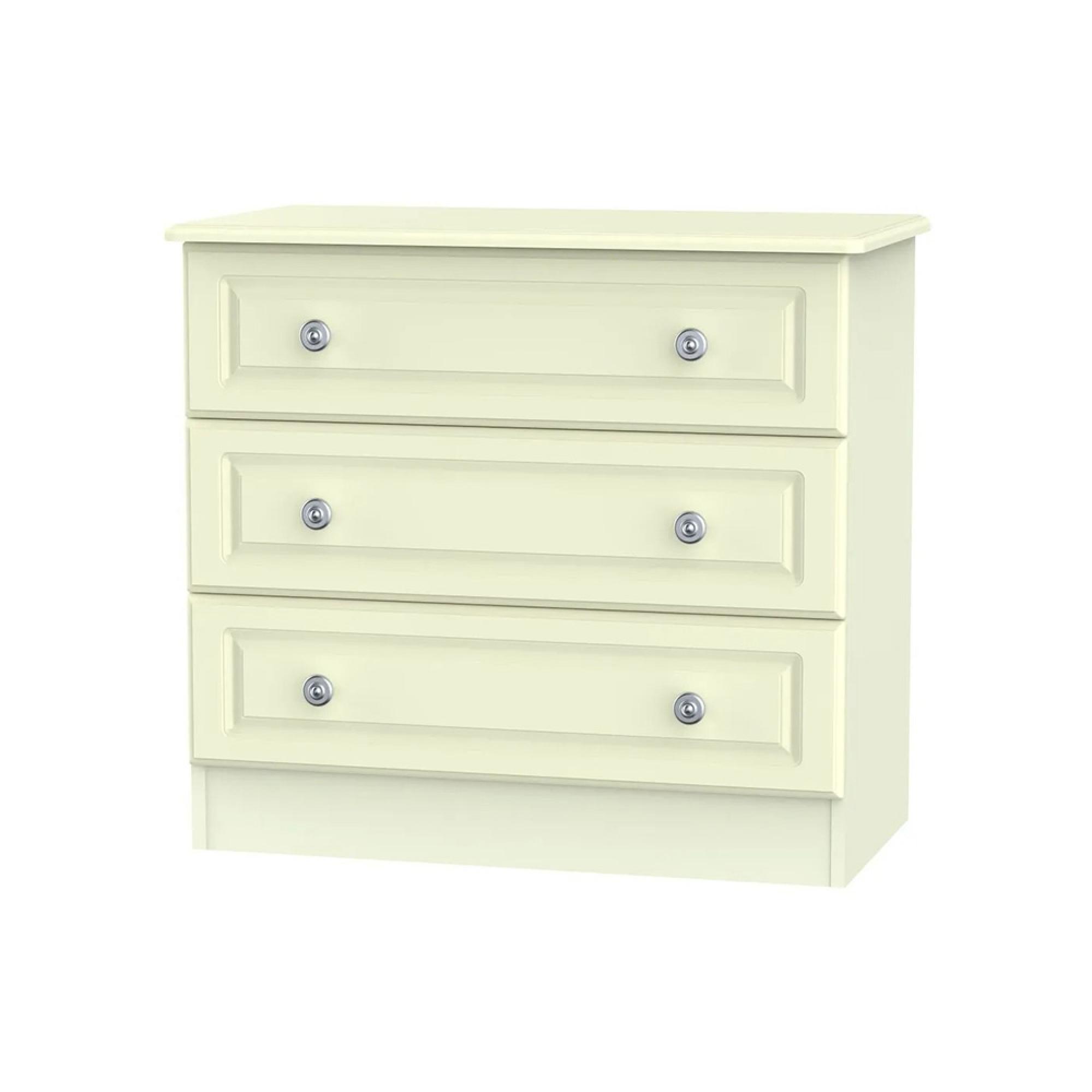 Pembroke Chest - Small - 3 Drawer - Cream