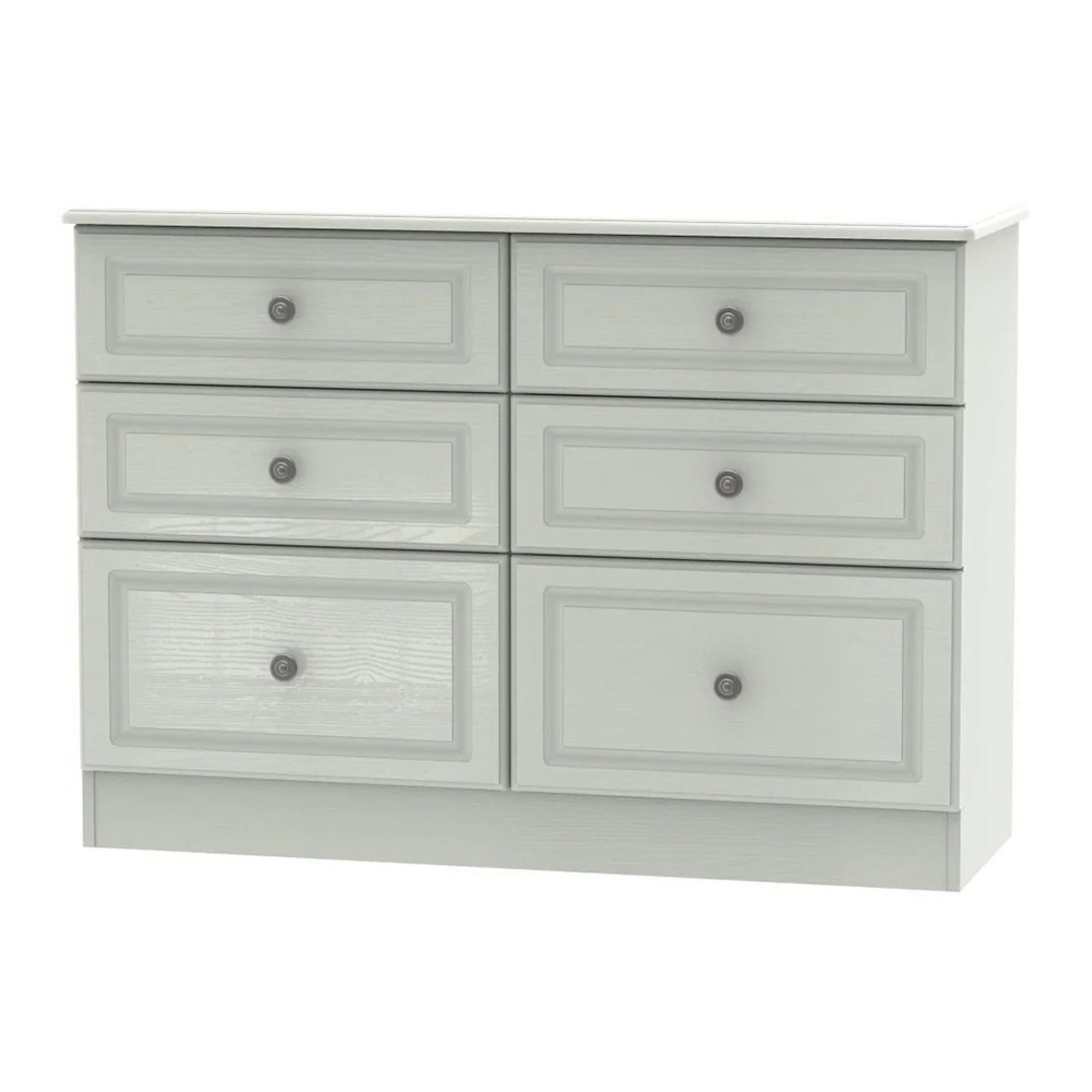 Pembroke Chest - Midi - 6 Drawer - Cashmere