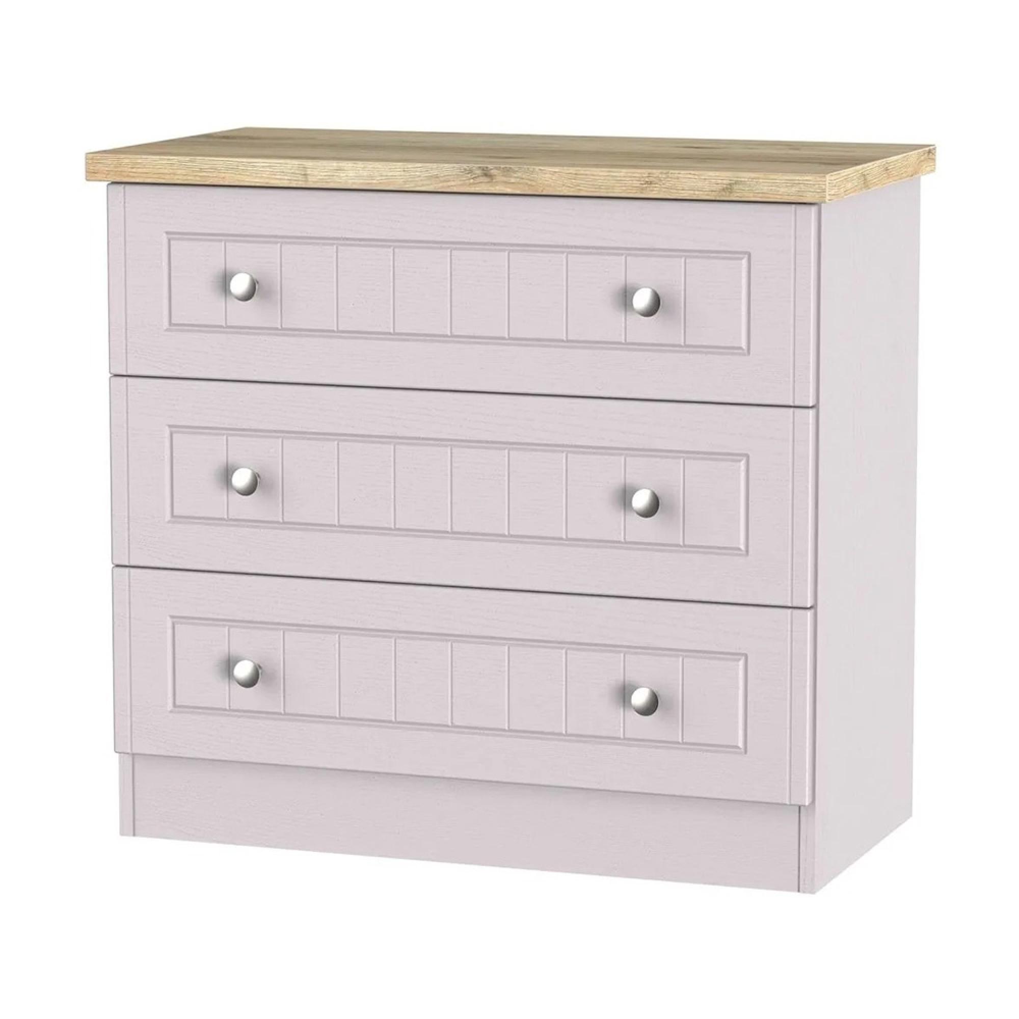 Vienna Chest - 3 Drawer - Small - Cashmere