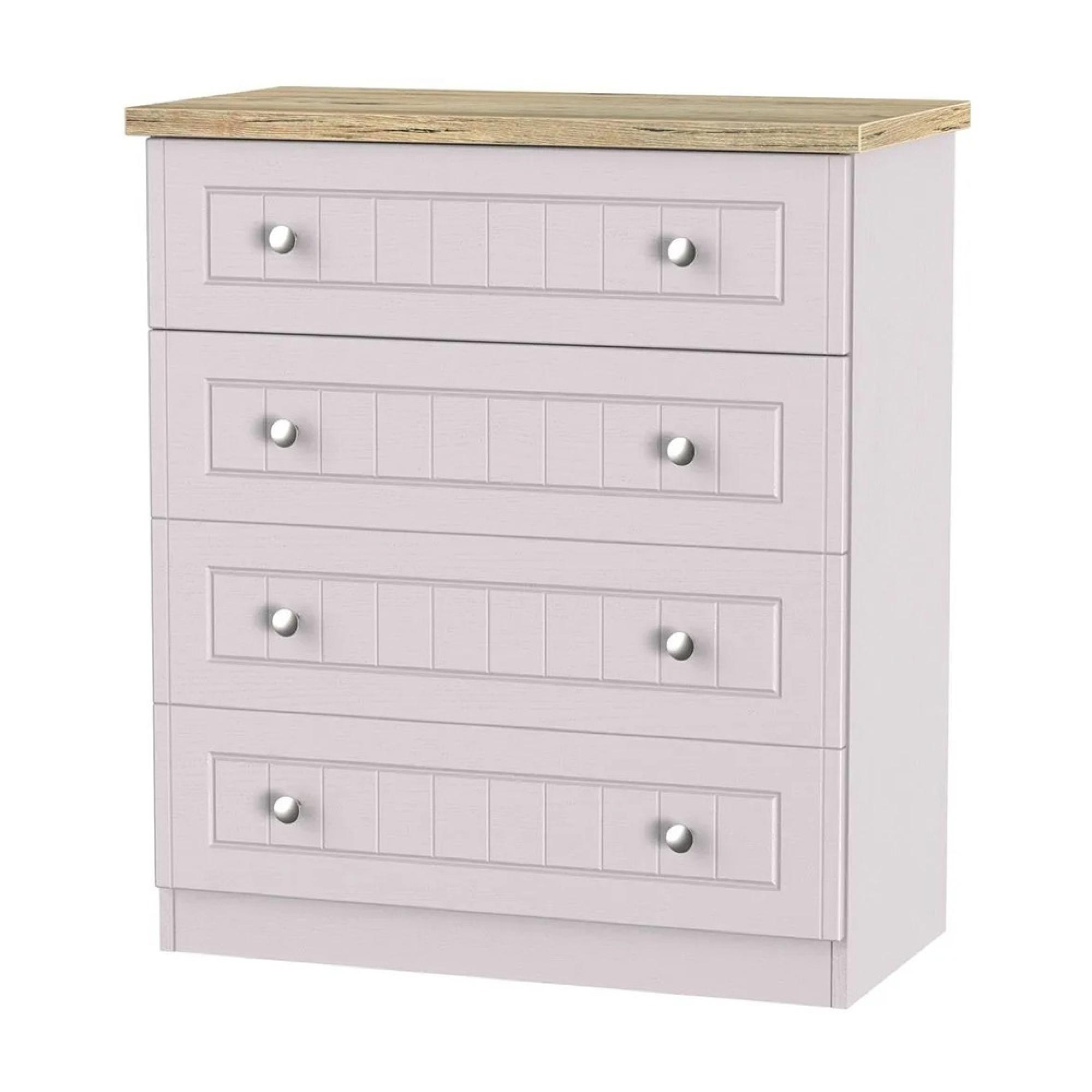 Vienna Chest - 4 Drawer - Cashmere