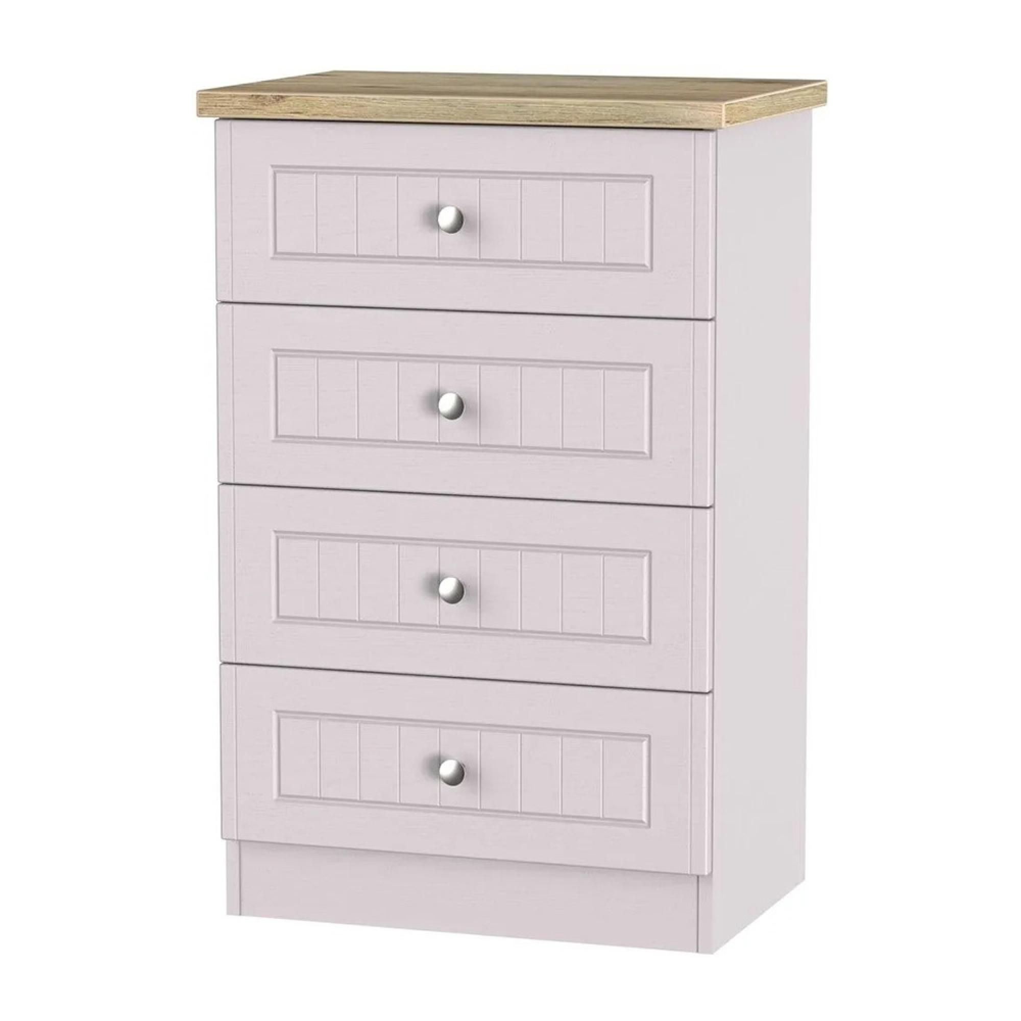 Vienna Chest - 4 Drawer - Midi - Cashmere