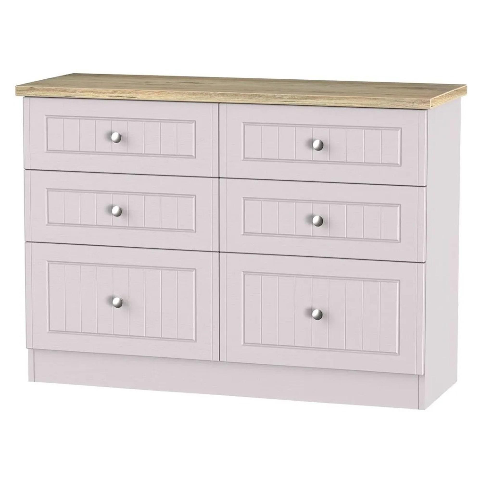 Vienna Chest - 6 Drawer - Midi - Cashmere