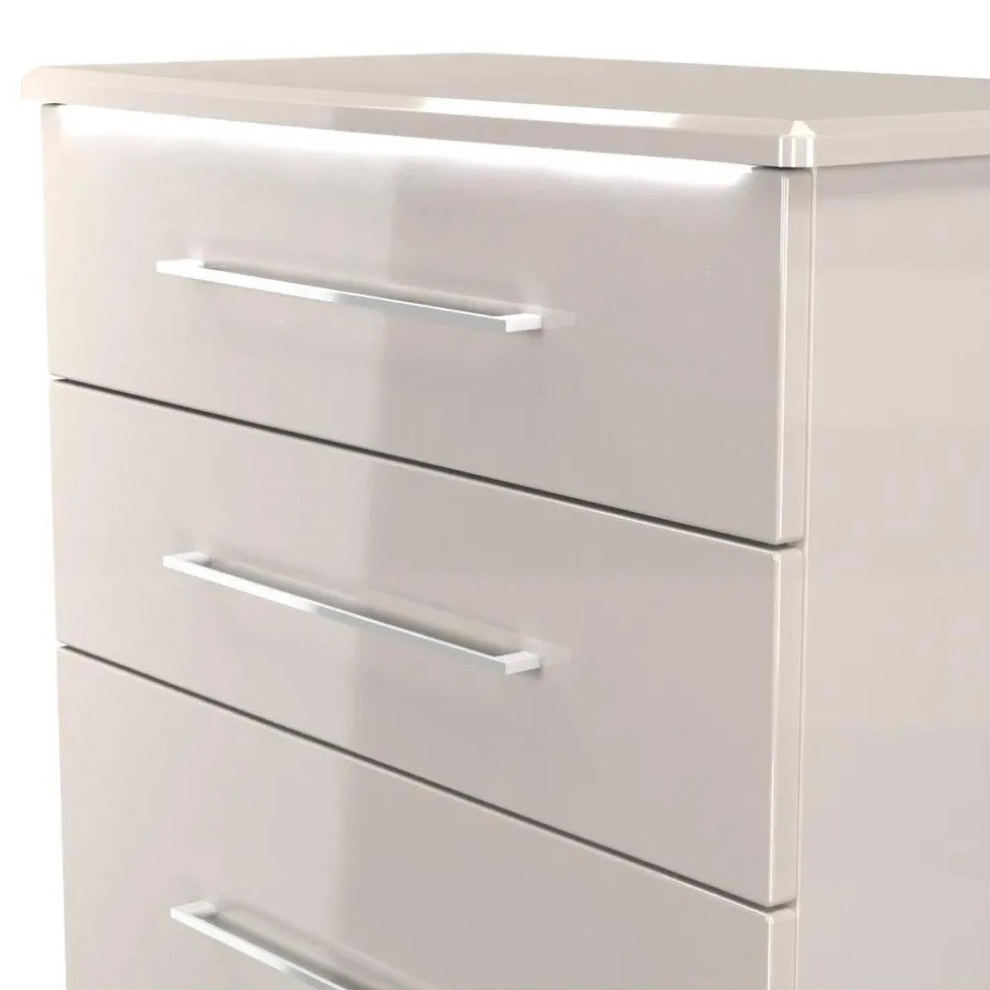 Paris Chest - Deep - 4 Drawer - Cashmere Gloss