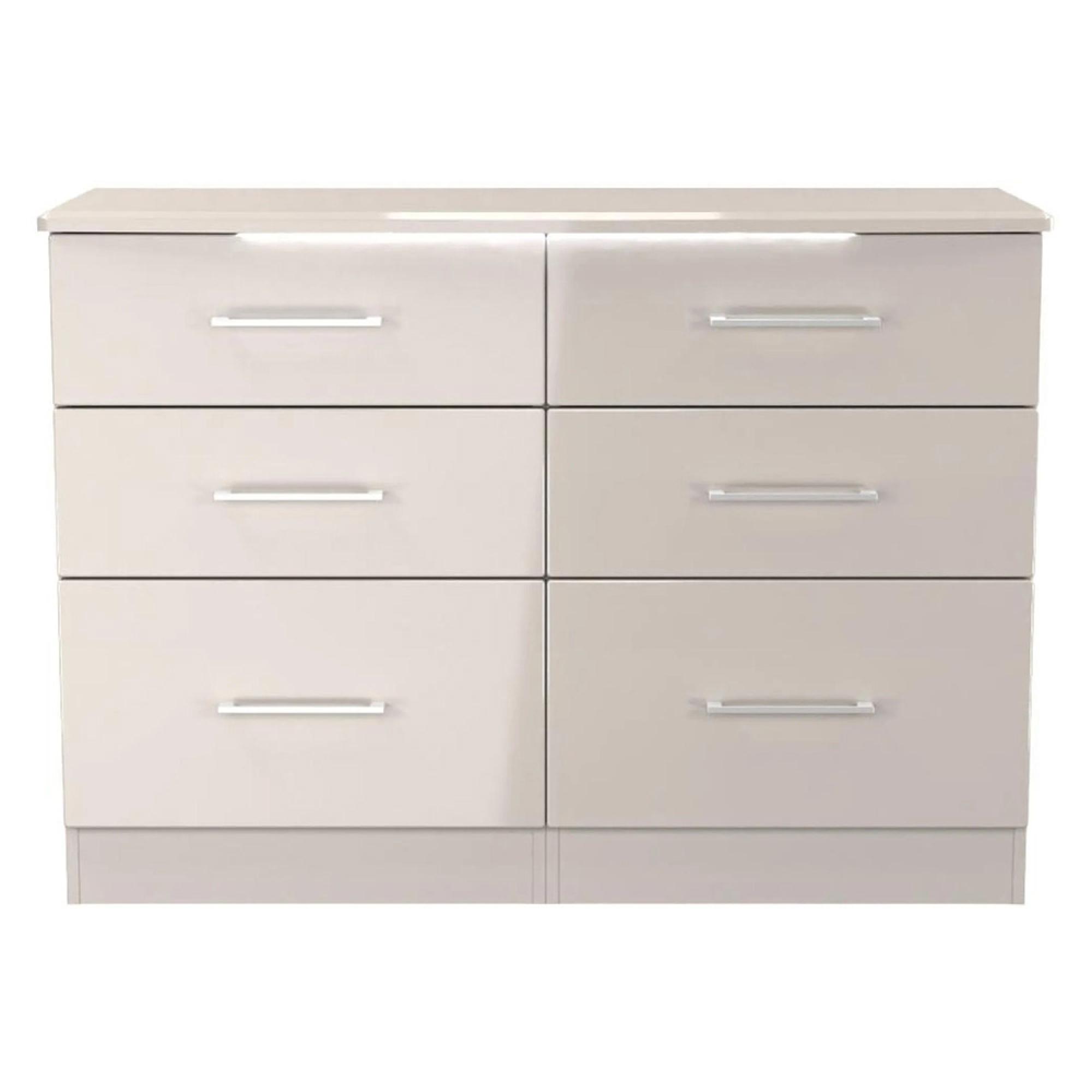 Paris Chest - Midi - 6 Drawer - Cashmere