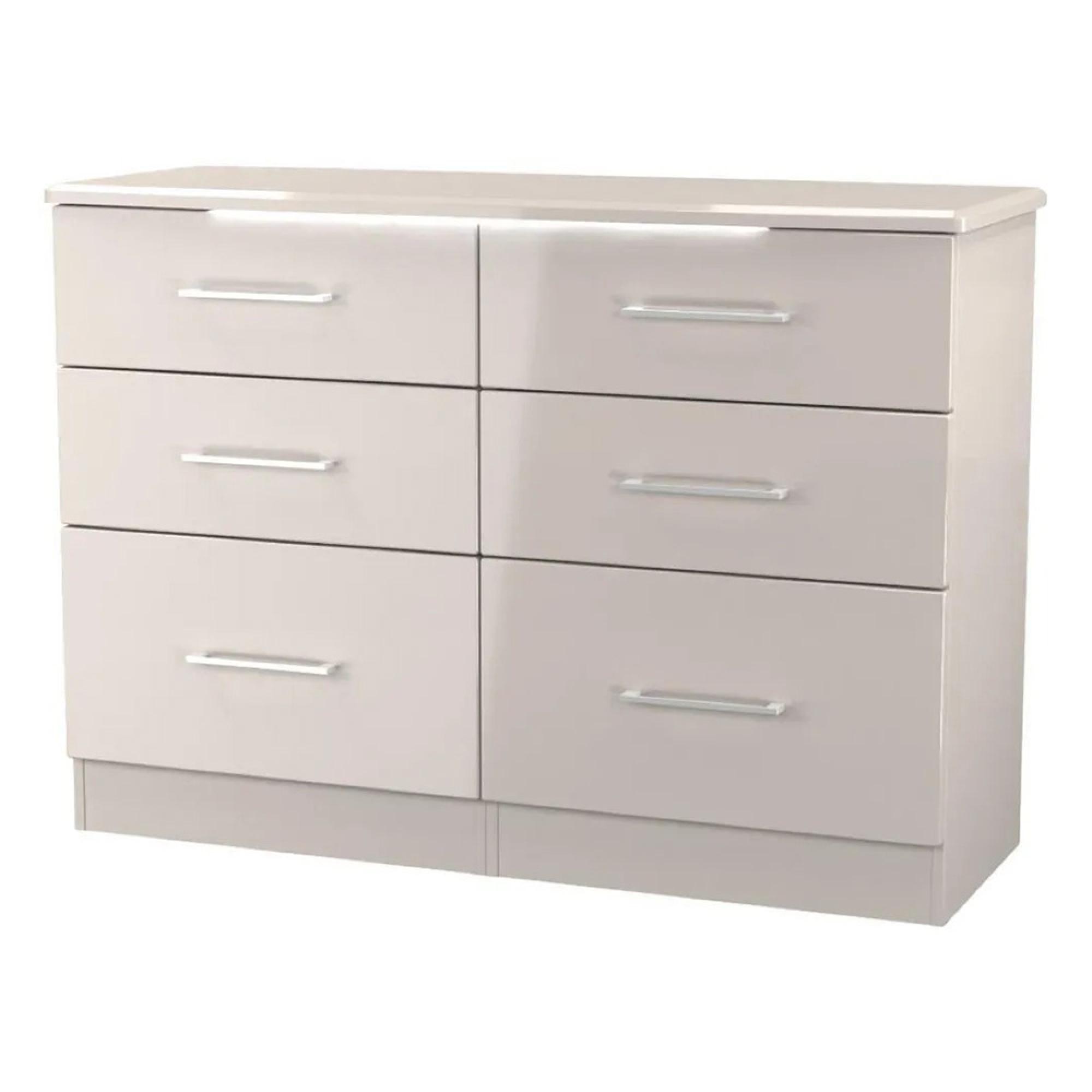 Paris Chest - Midi - 6 Drawer - Cashmere