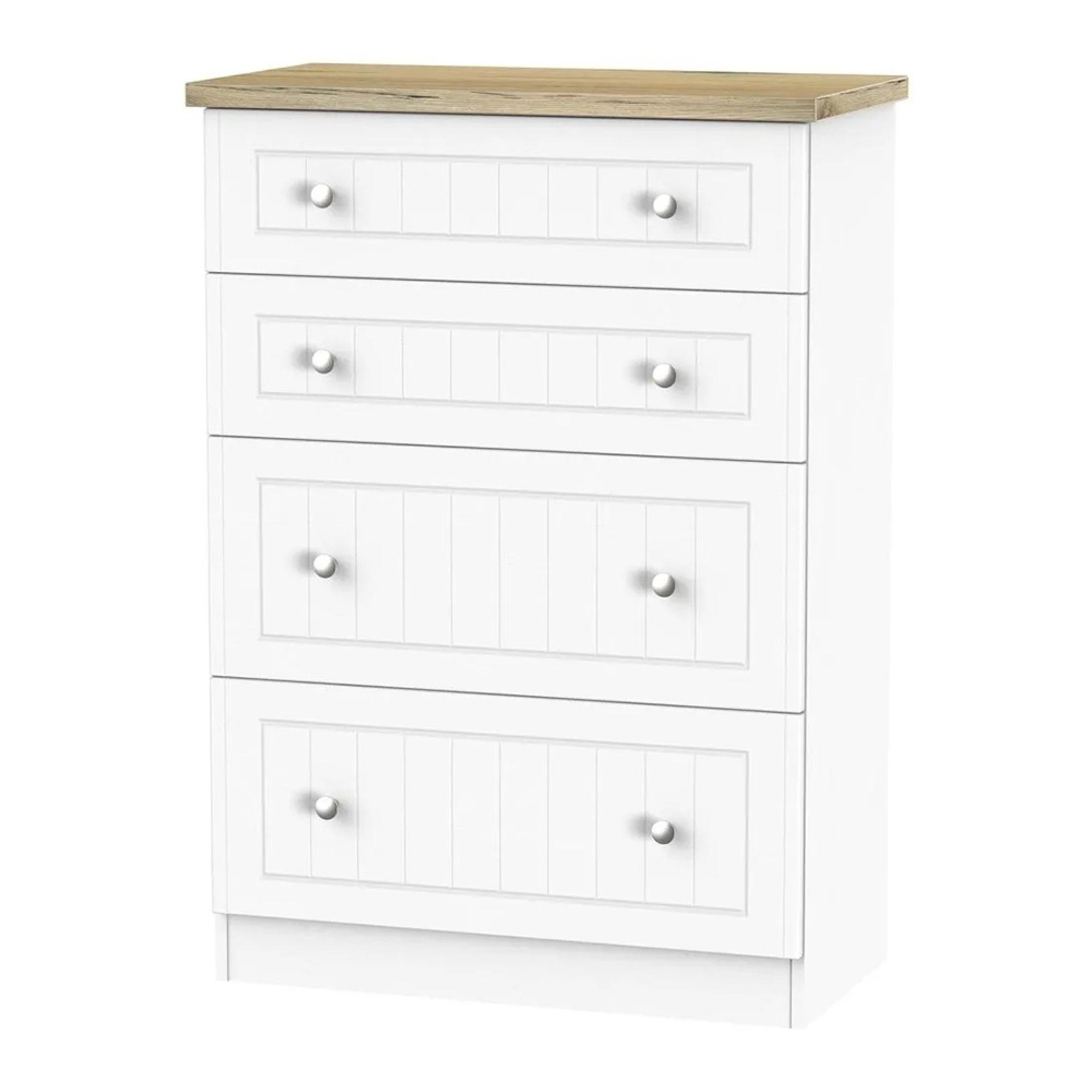 Vienna Chest - 4 Drawer - Deep - Porcelain