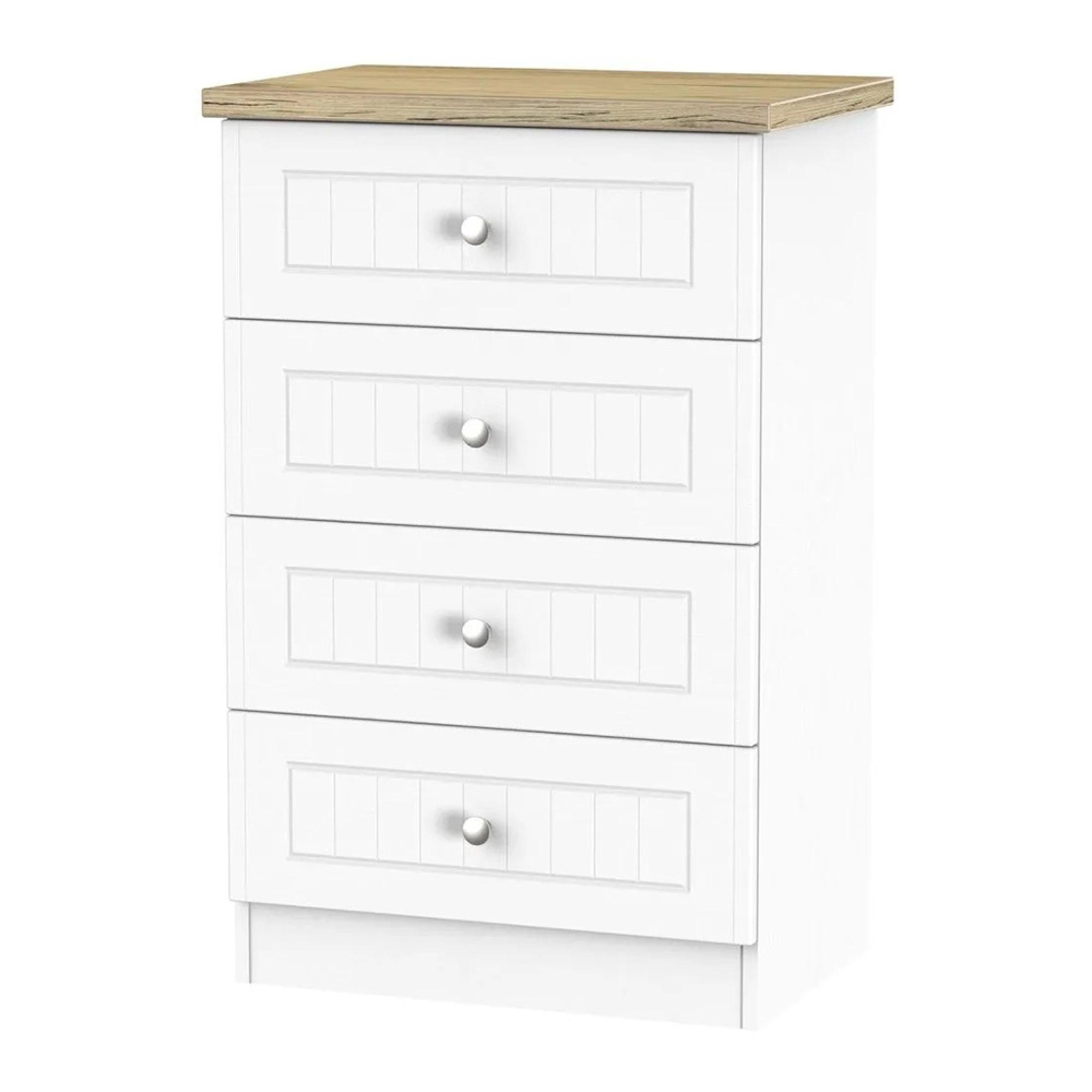 Vienna Chest - 4 Drawer - Midi - Porcelain