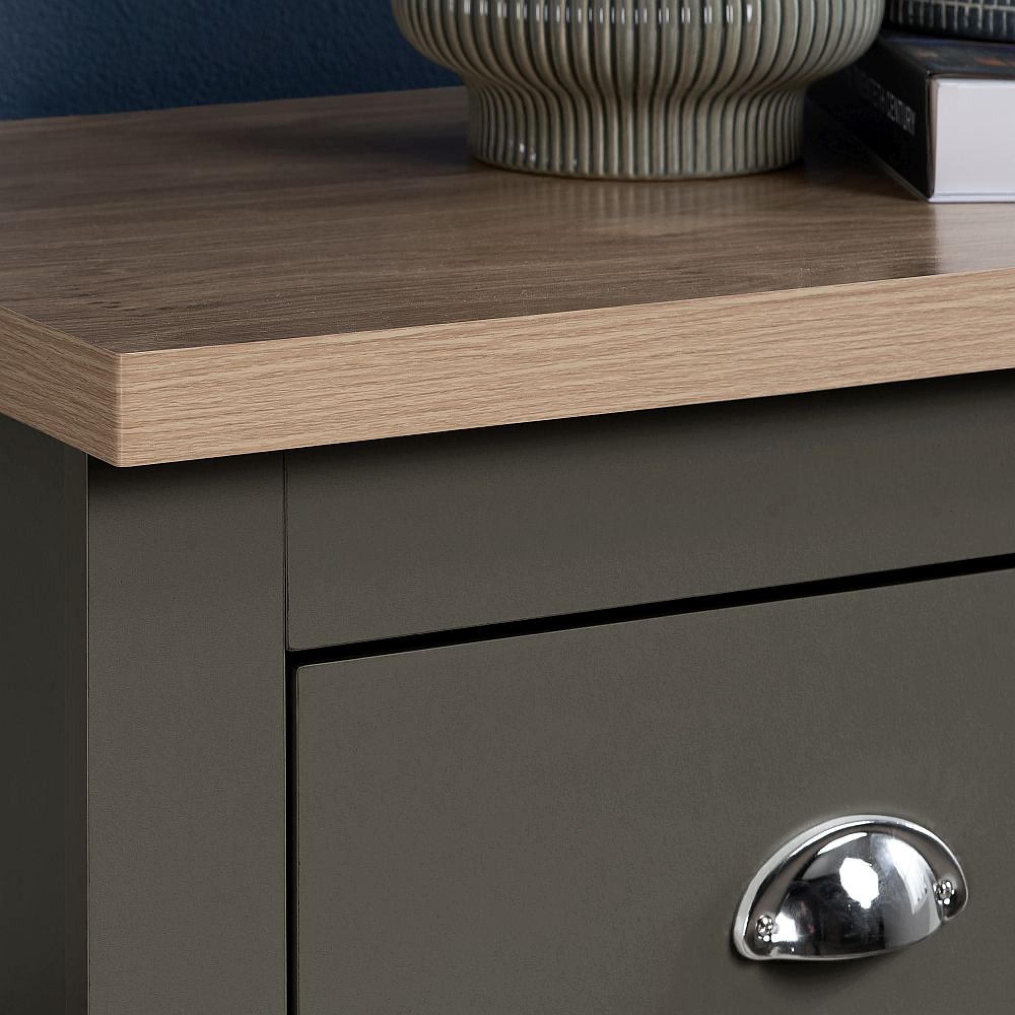 Highgate Chest - 4 Drawer - Dark Grey Painted
