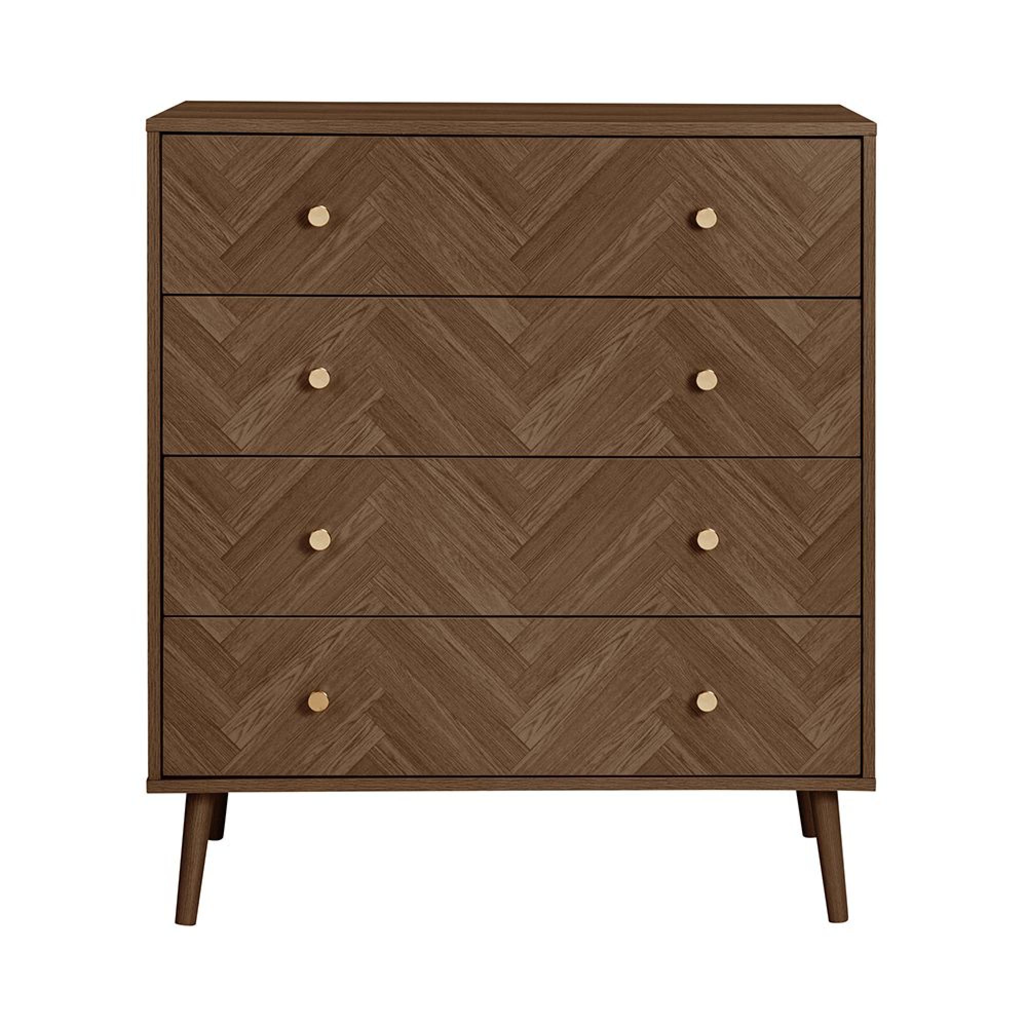 Herringford Chest - 4 Drawer - Walnut