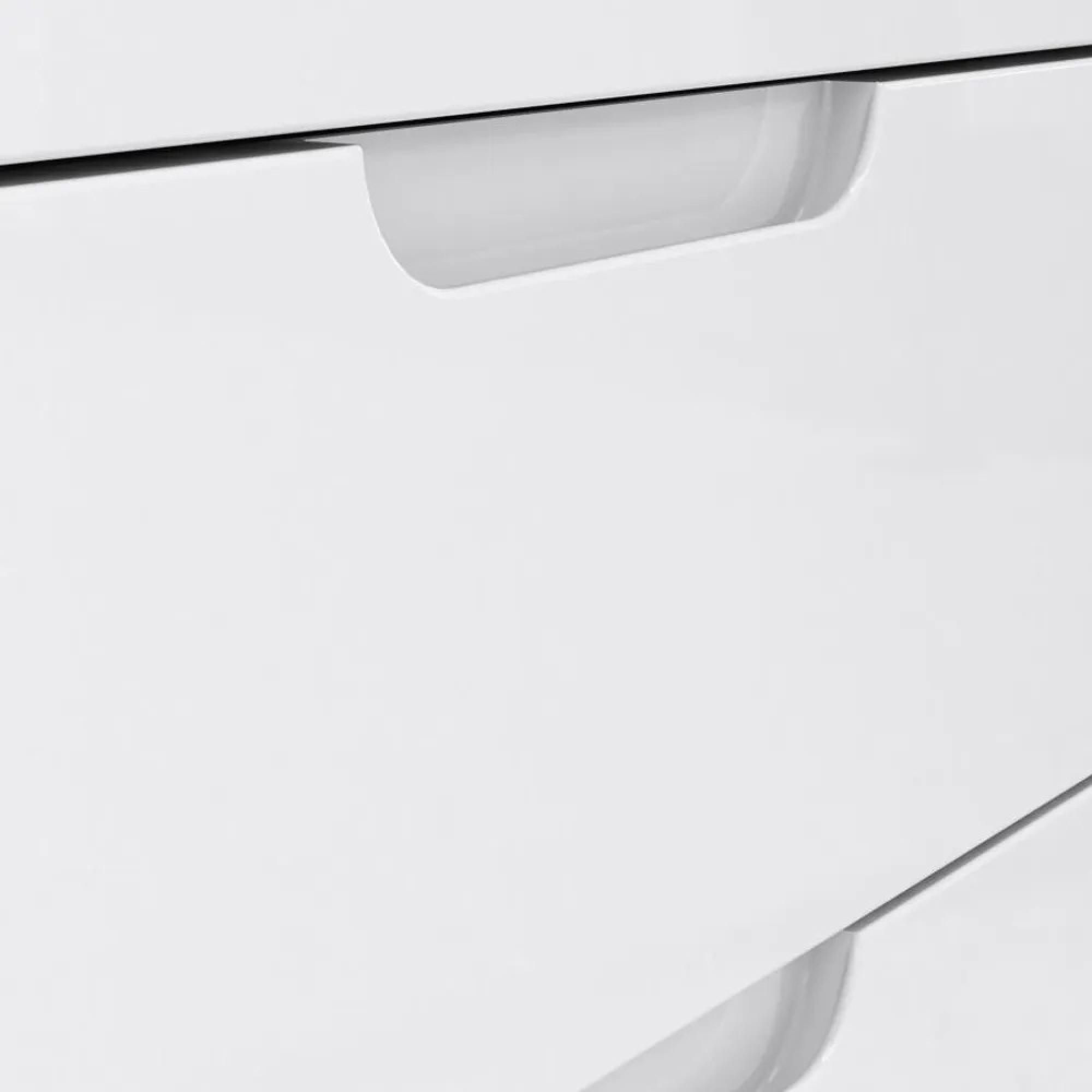 Sienna Chest - 6 Drawer - Tall - White Gloss