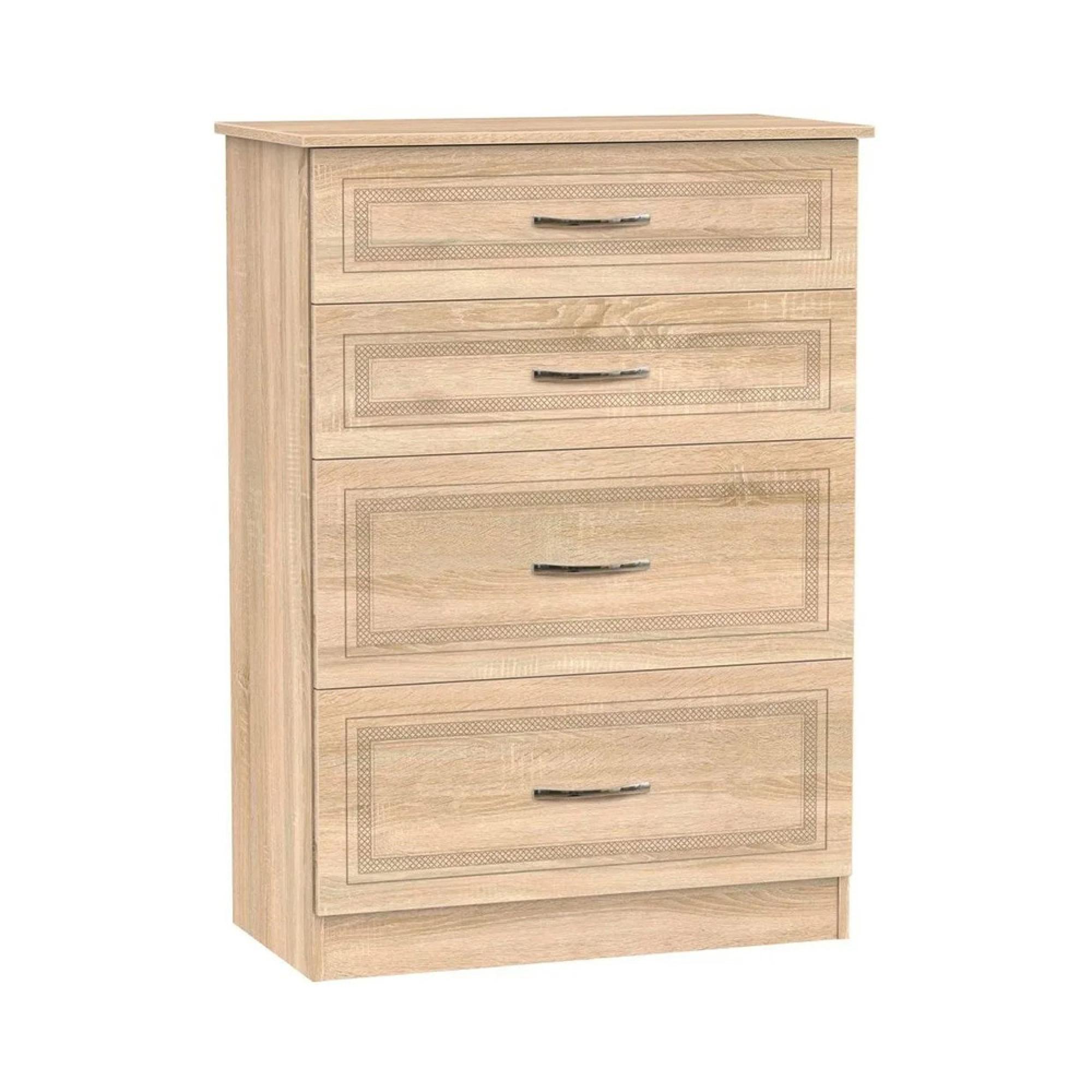Dorset Chest - 4 Drawer - Deep - Oak