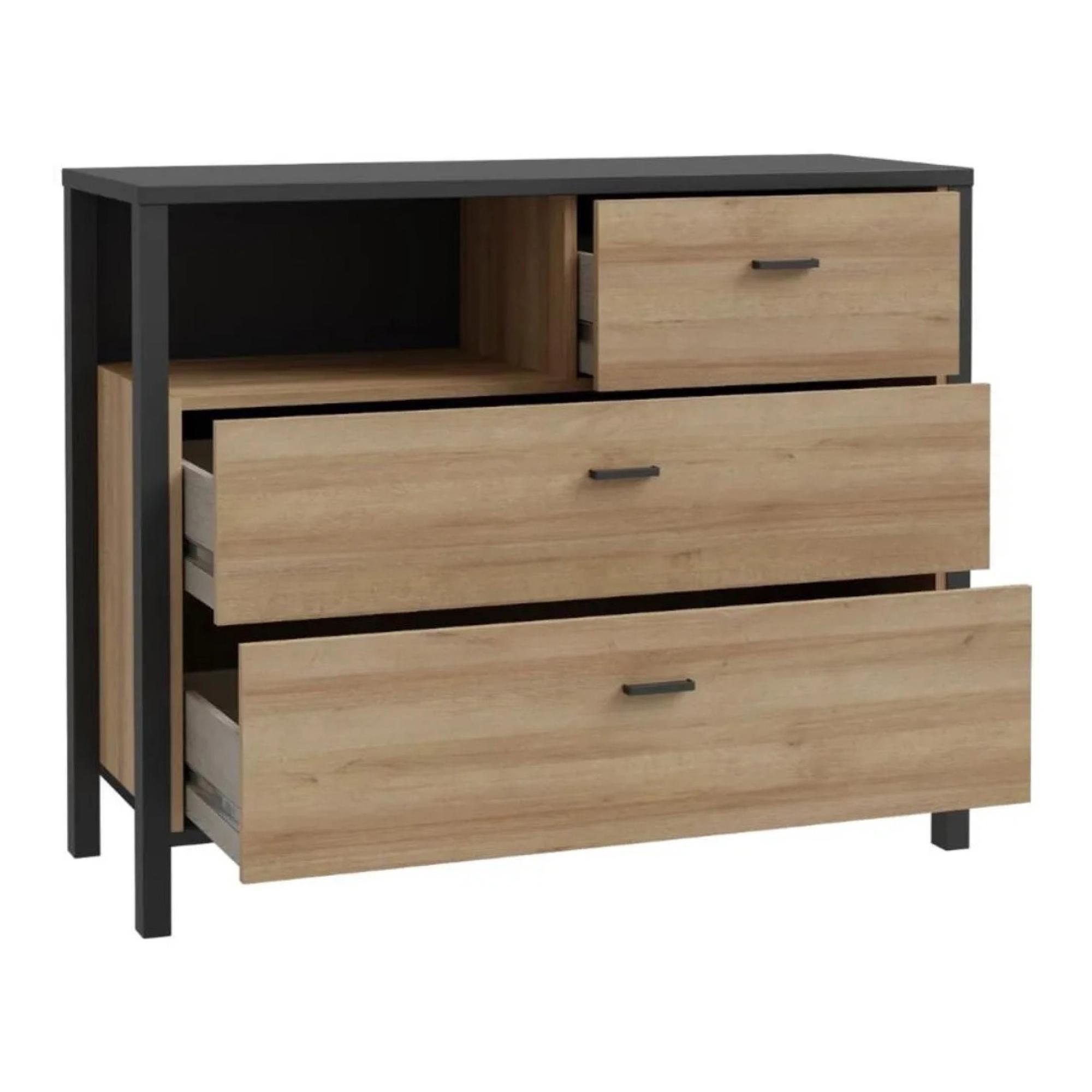 High Rock Chest - 3 Drawer - Small - Oak