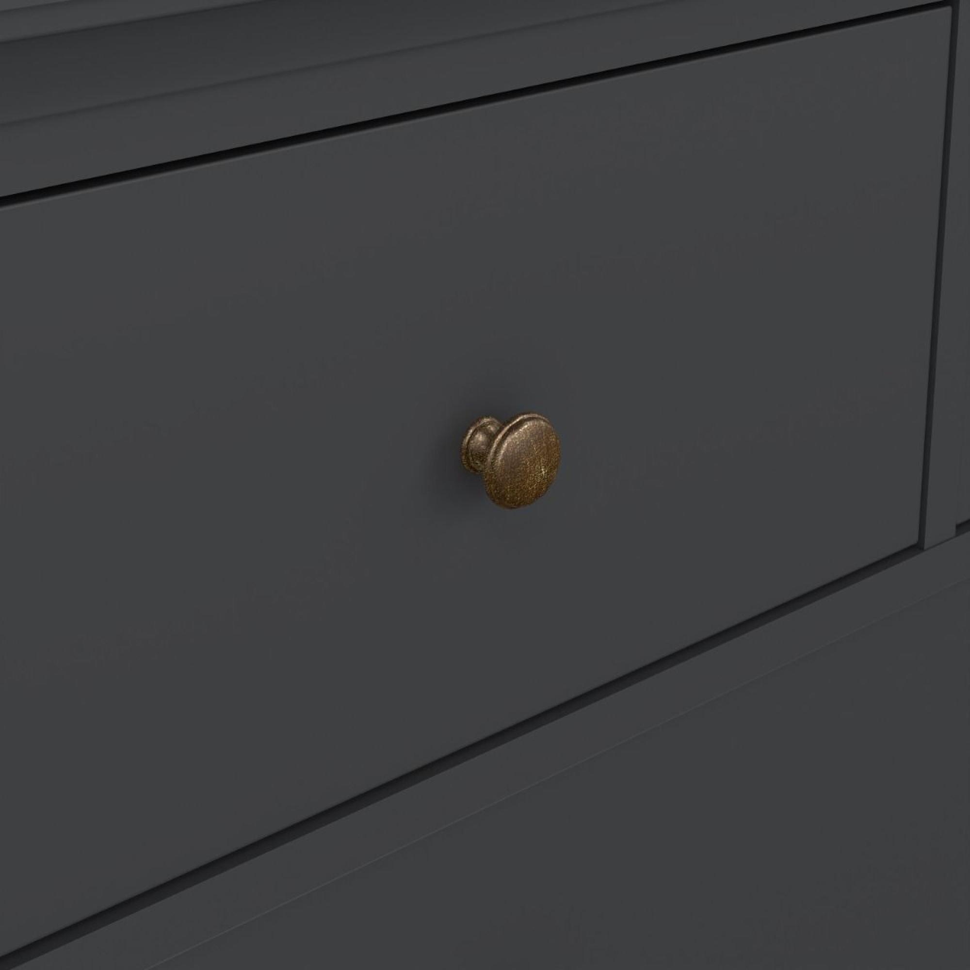 Paris Chest - 2+2 Drawer - Grey