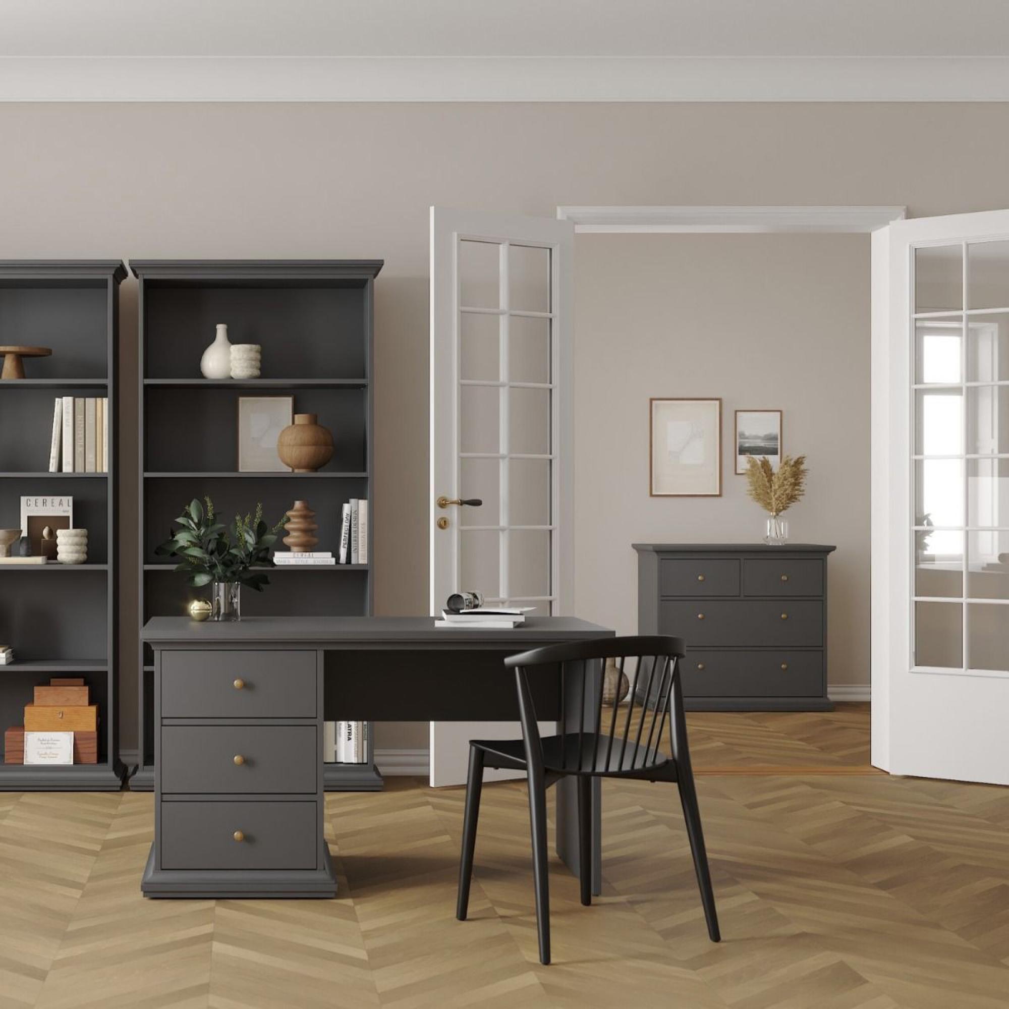 Paris Chest - 2+2 Drawer - Grey