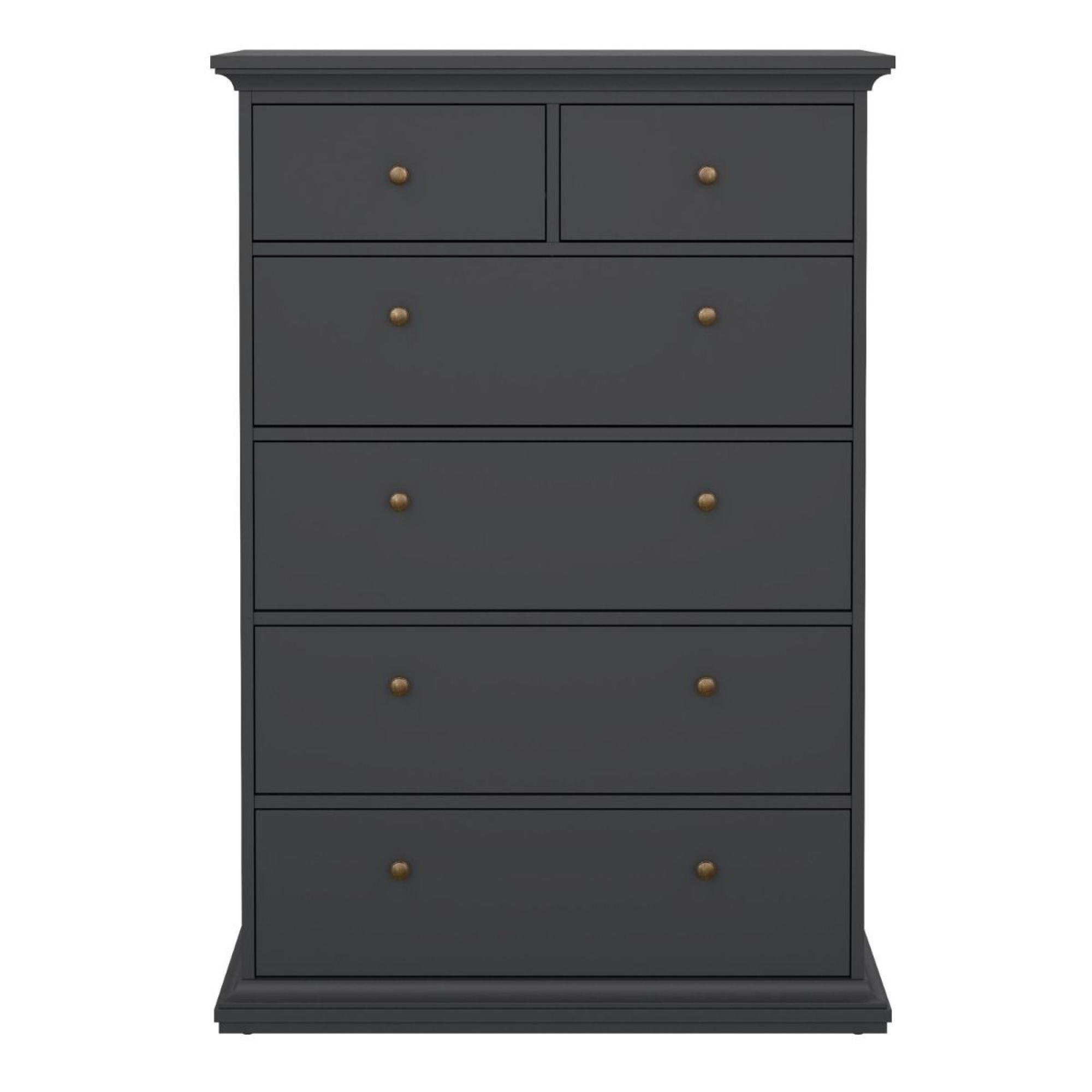 Paris Chest - 2+4 Drawer - Grey