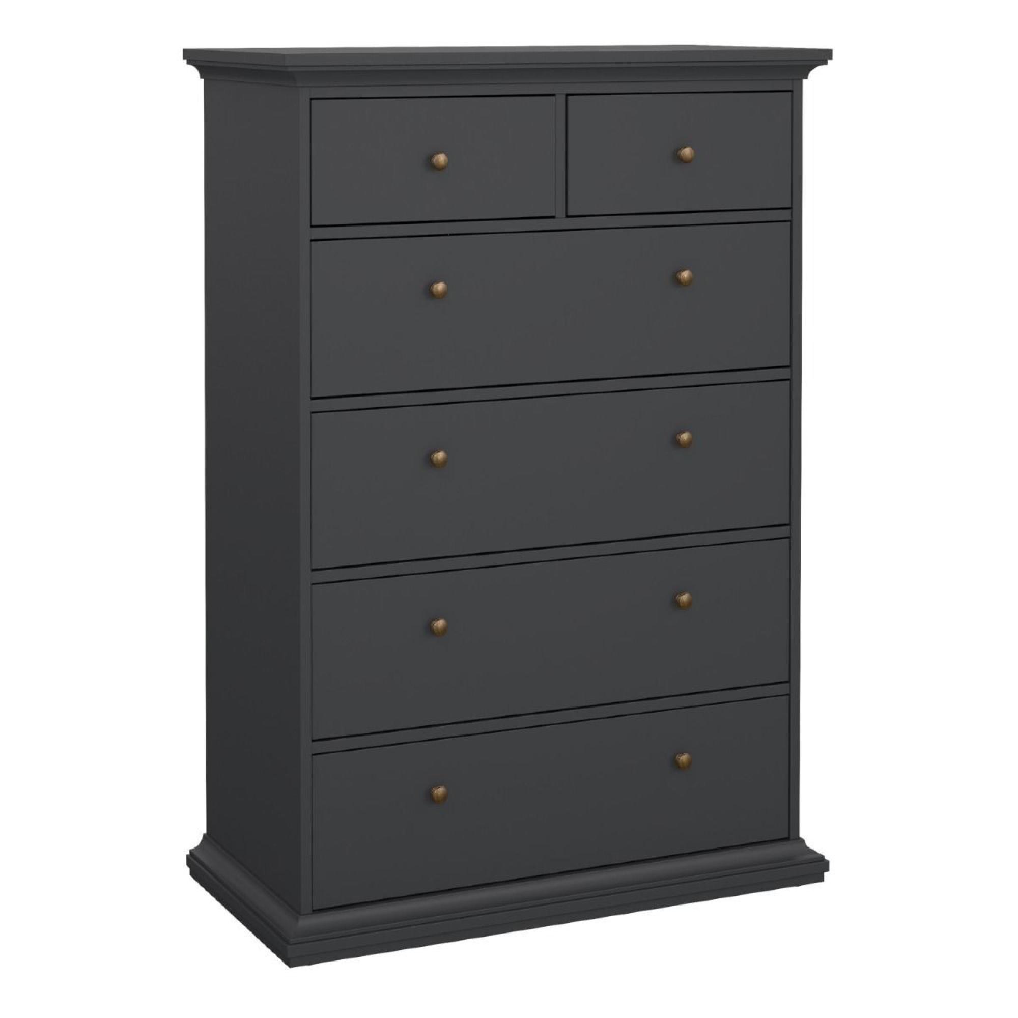 Paris Chest - 2+4 Drawer - Grey