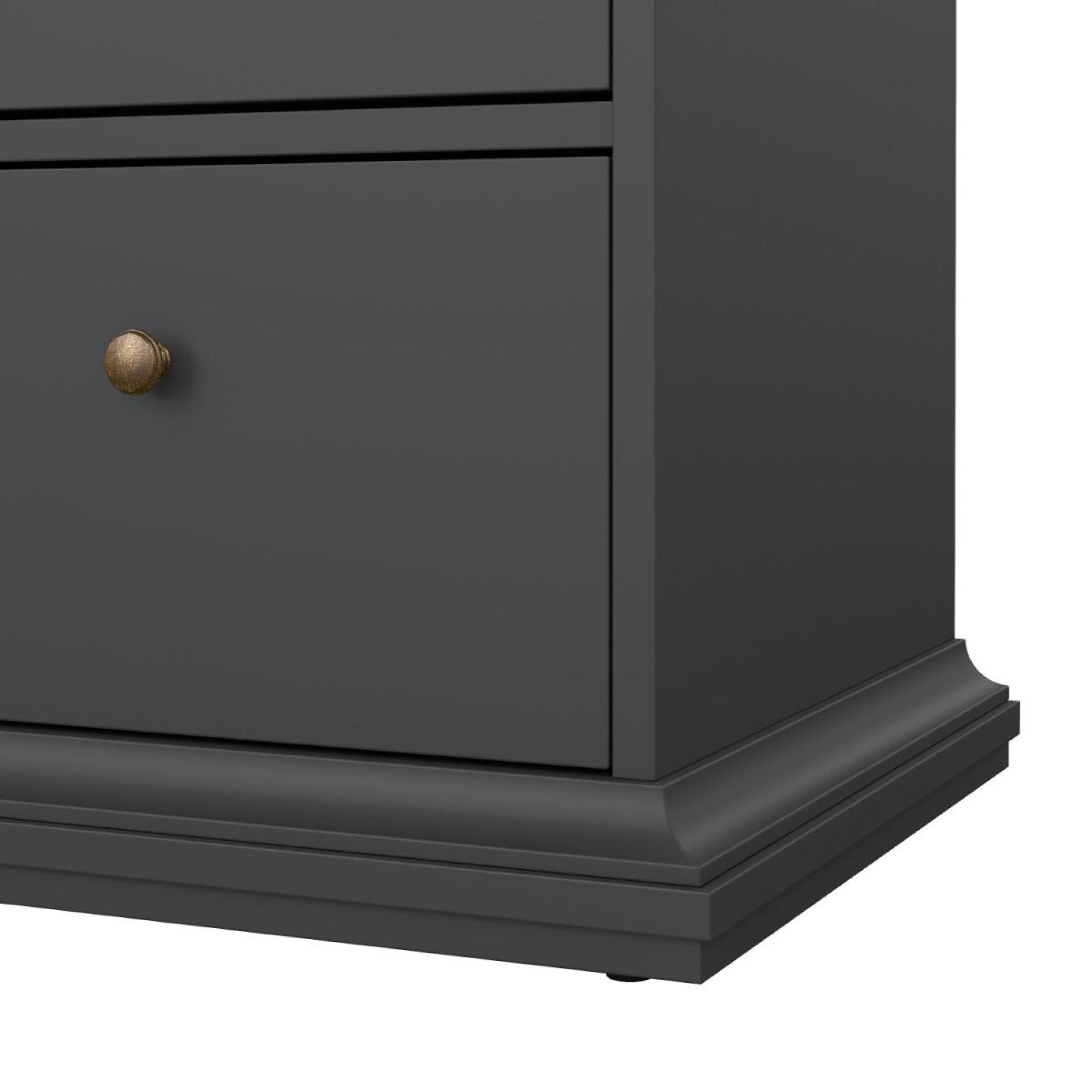 Paris Chest - 8 Drawer - Wide - Grey