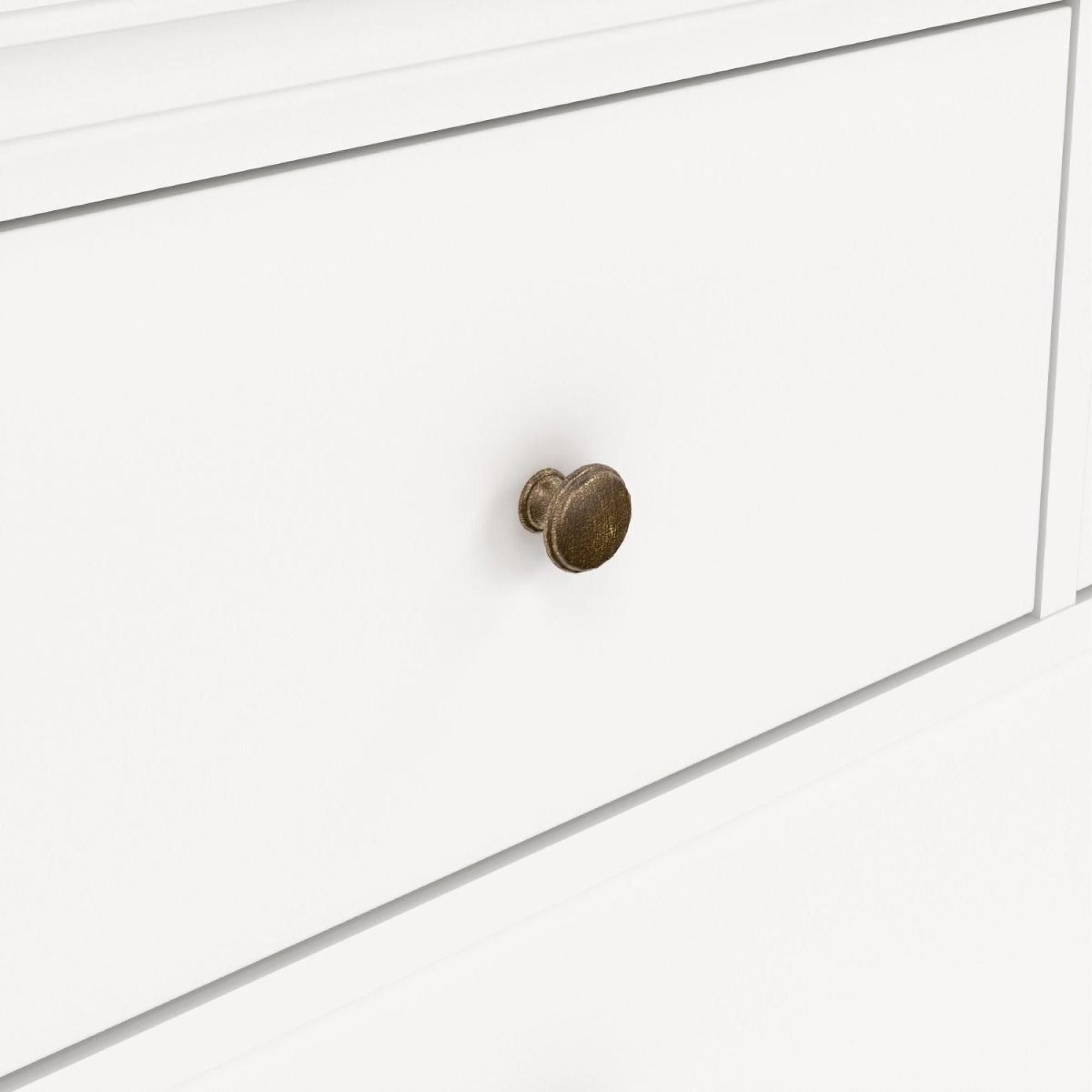 Paris Chest - 2+2 Drawer - White