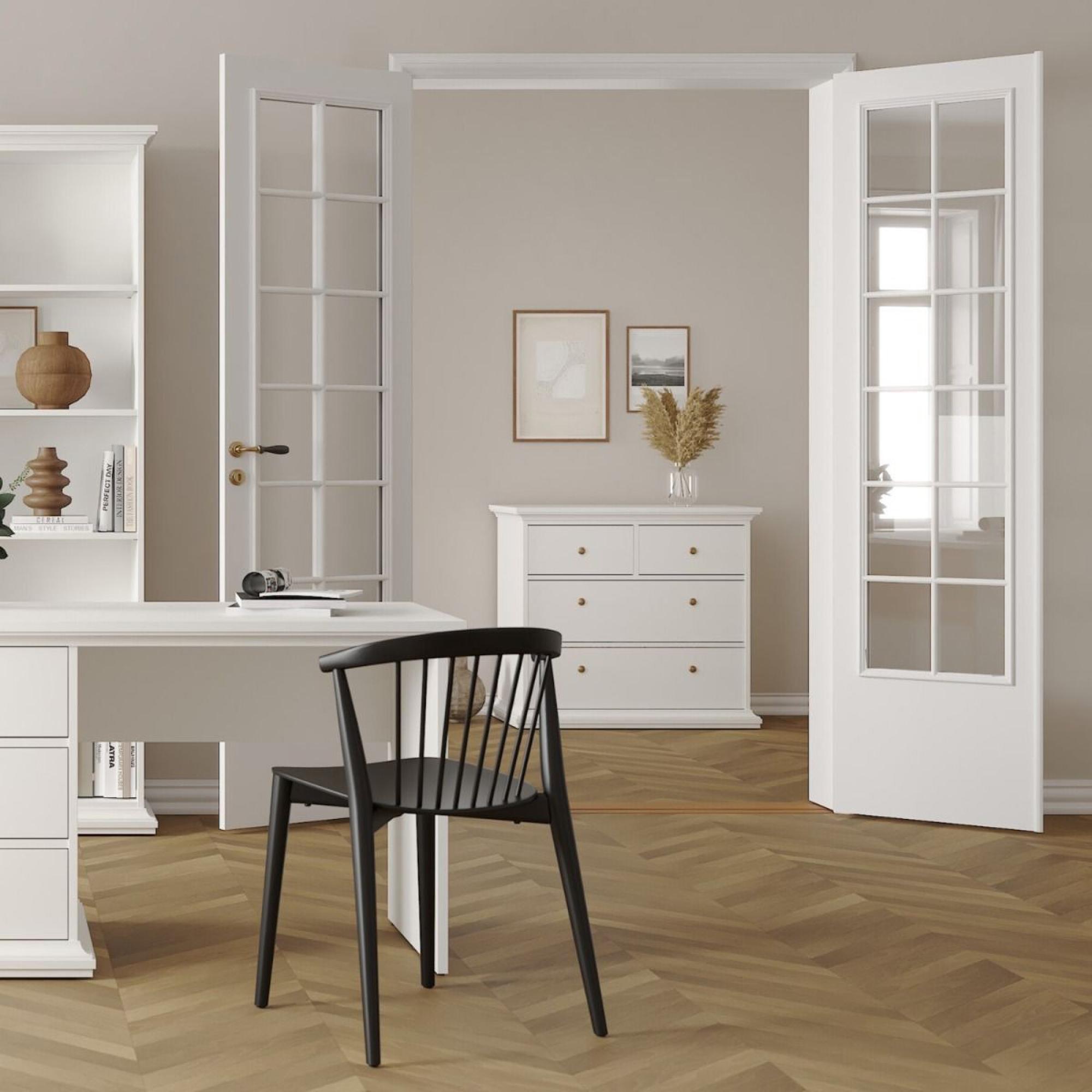 Paris Chest - 2+2 Drawer - White