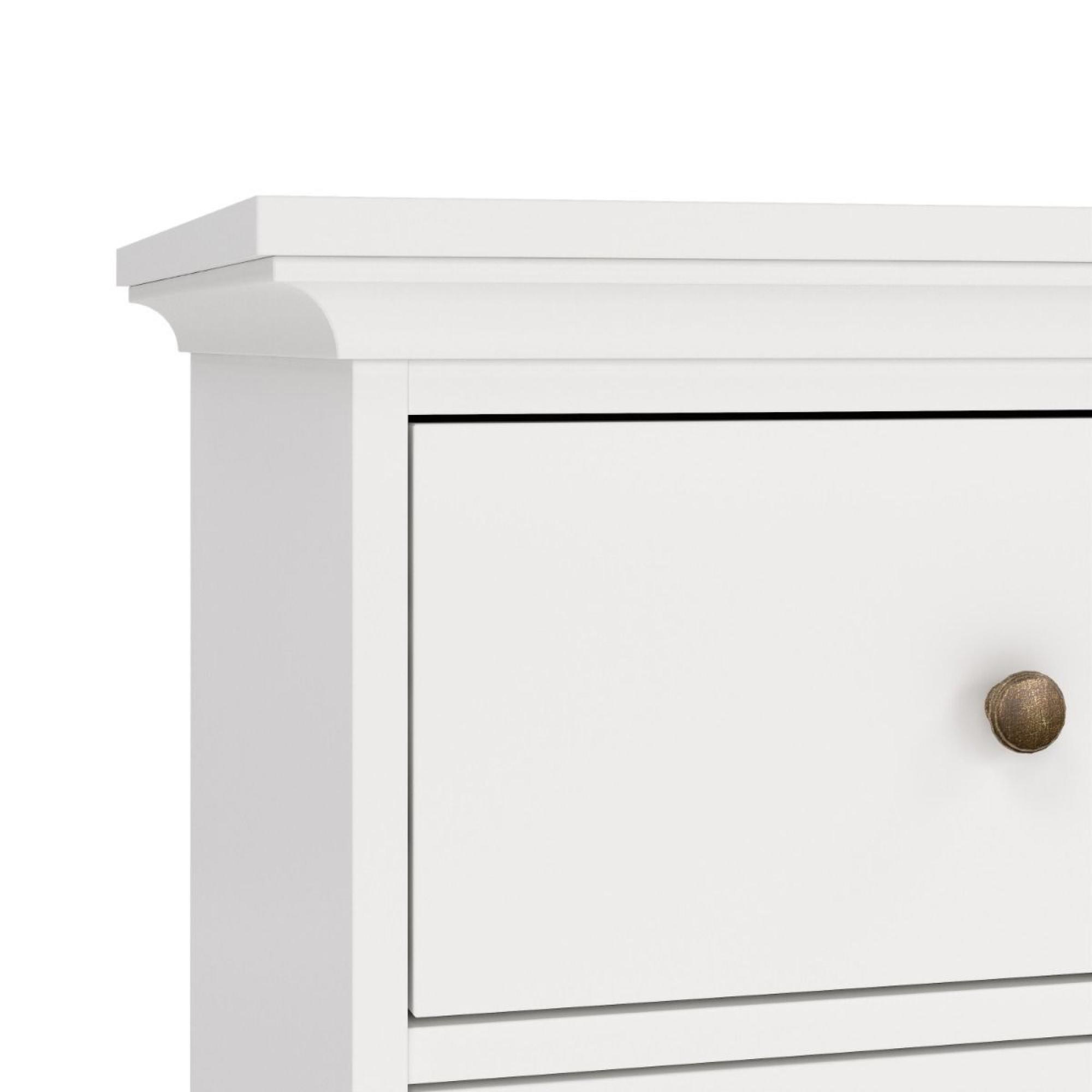 Paris Chest - 2+4 Drawer - White