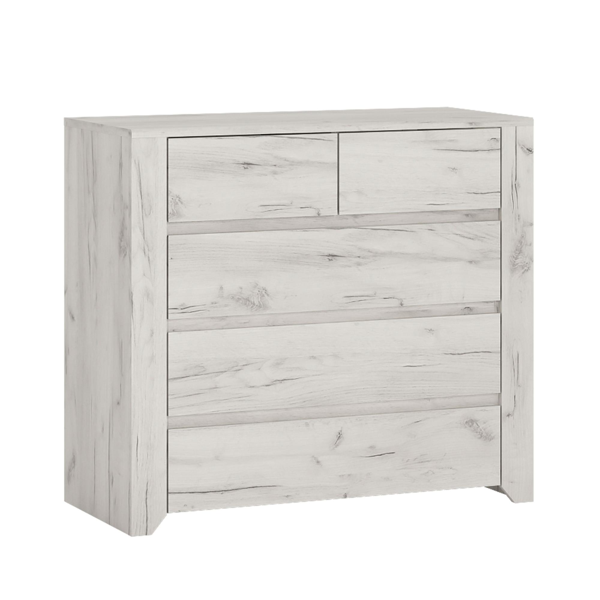Angel Chest - 2+3 Drawer - White