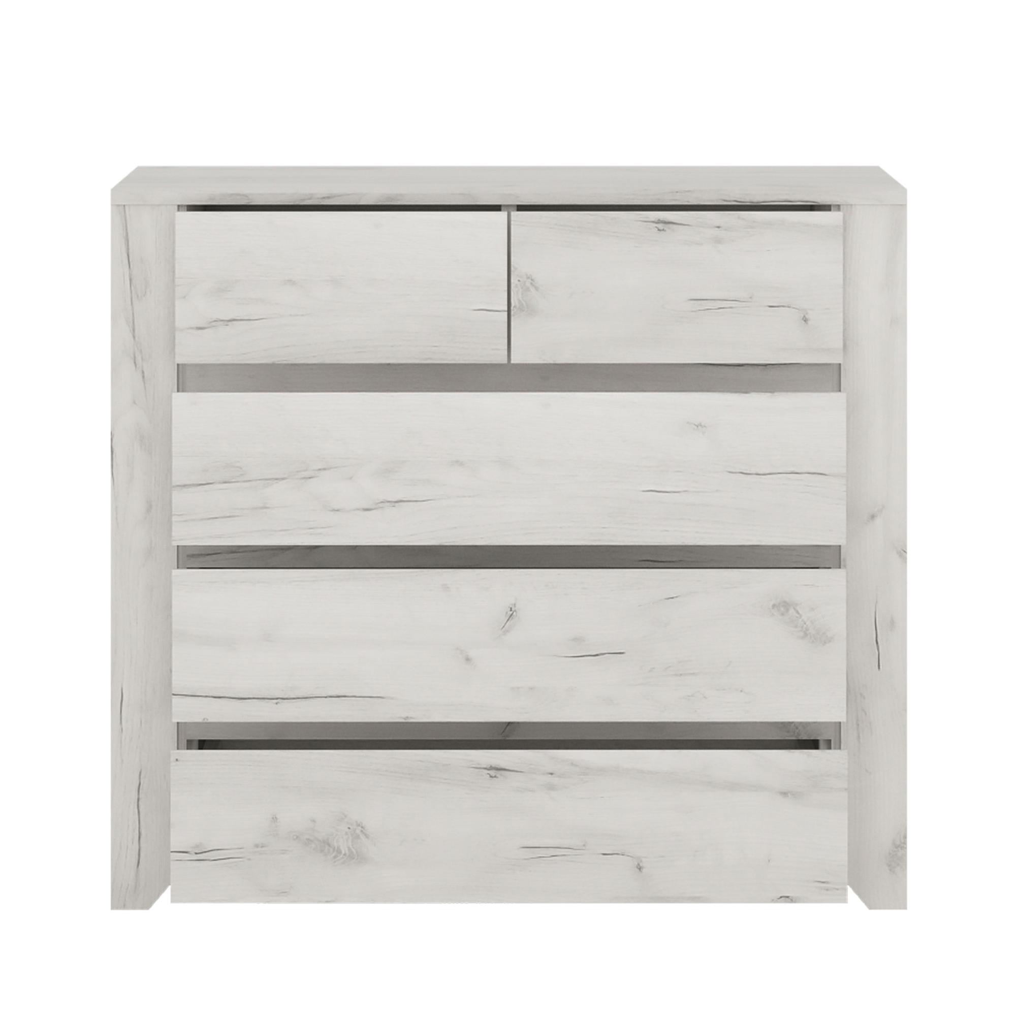 Angel Chest - 2+3 Drawer - White