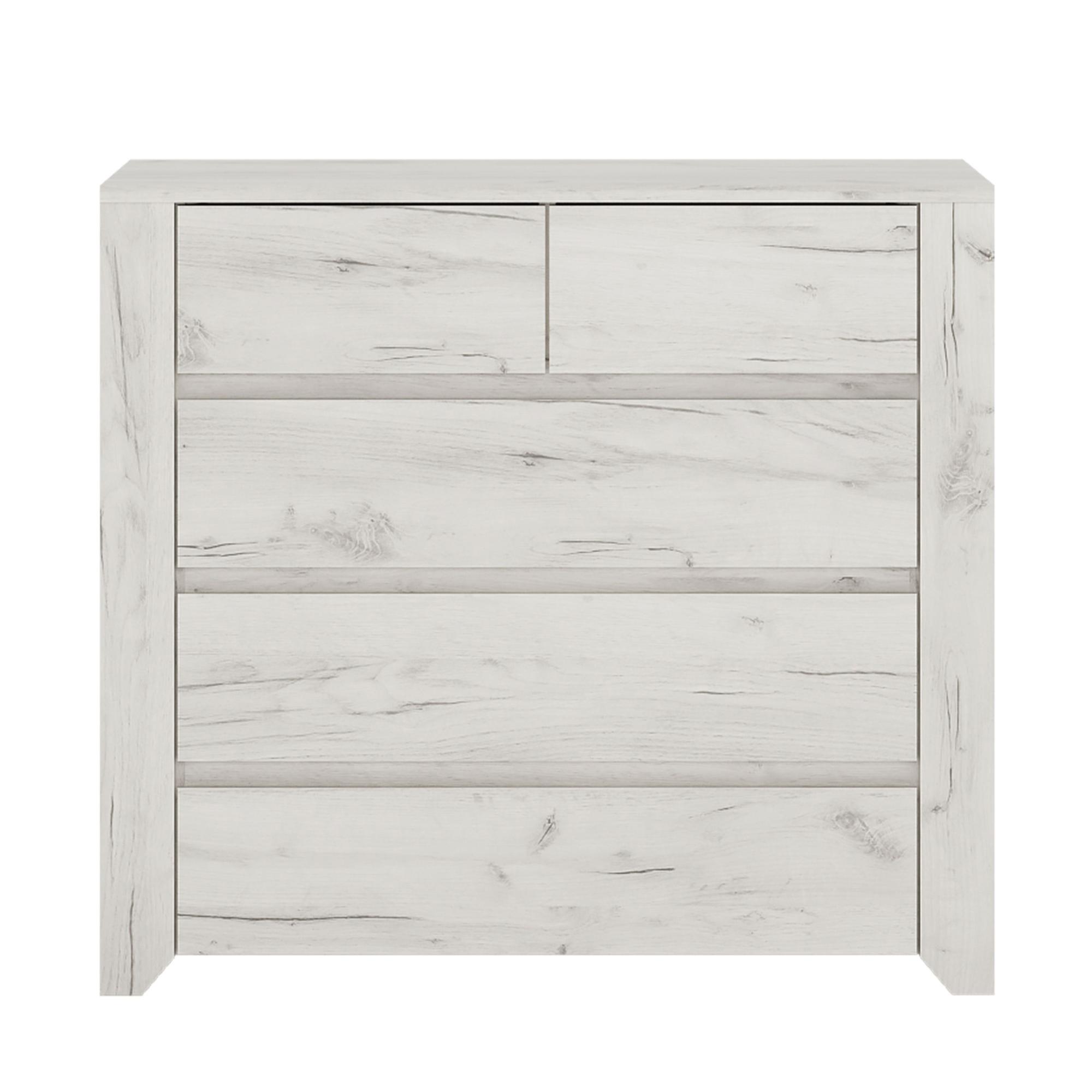Angel Chest - 2+3 Drawer - White