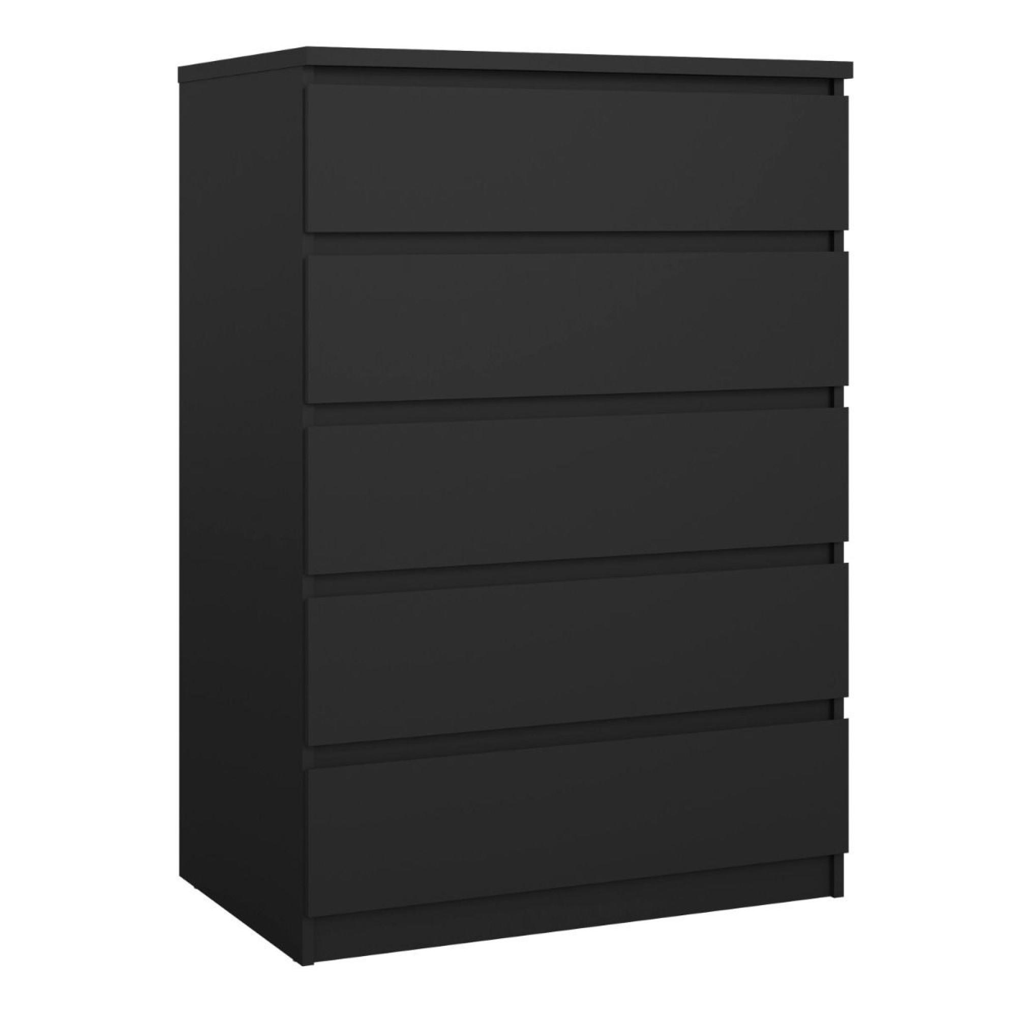 Naia Chest - 5 Drawer - Black