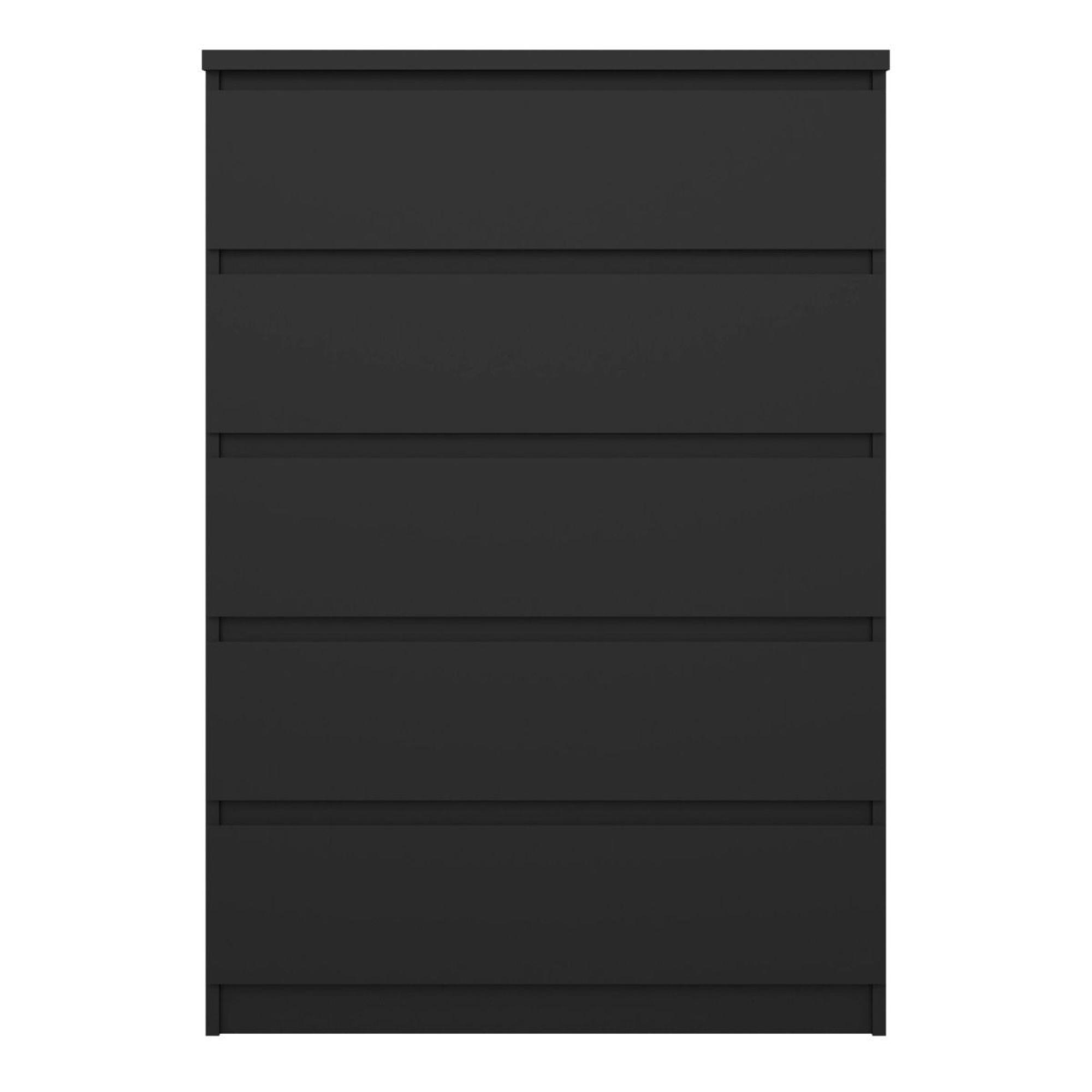 Naia Chest - 5 Drawer - Black