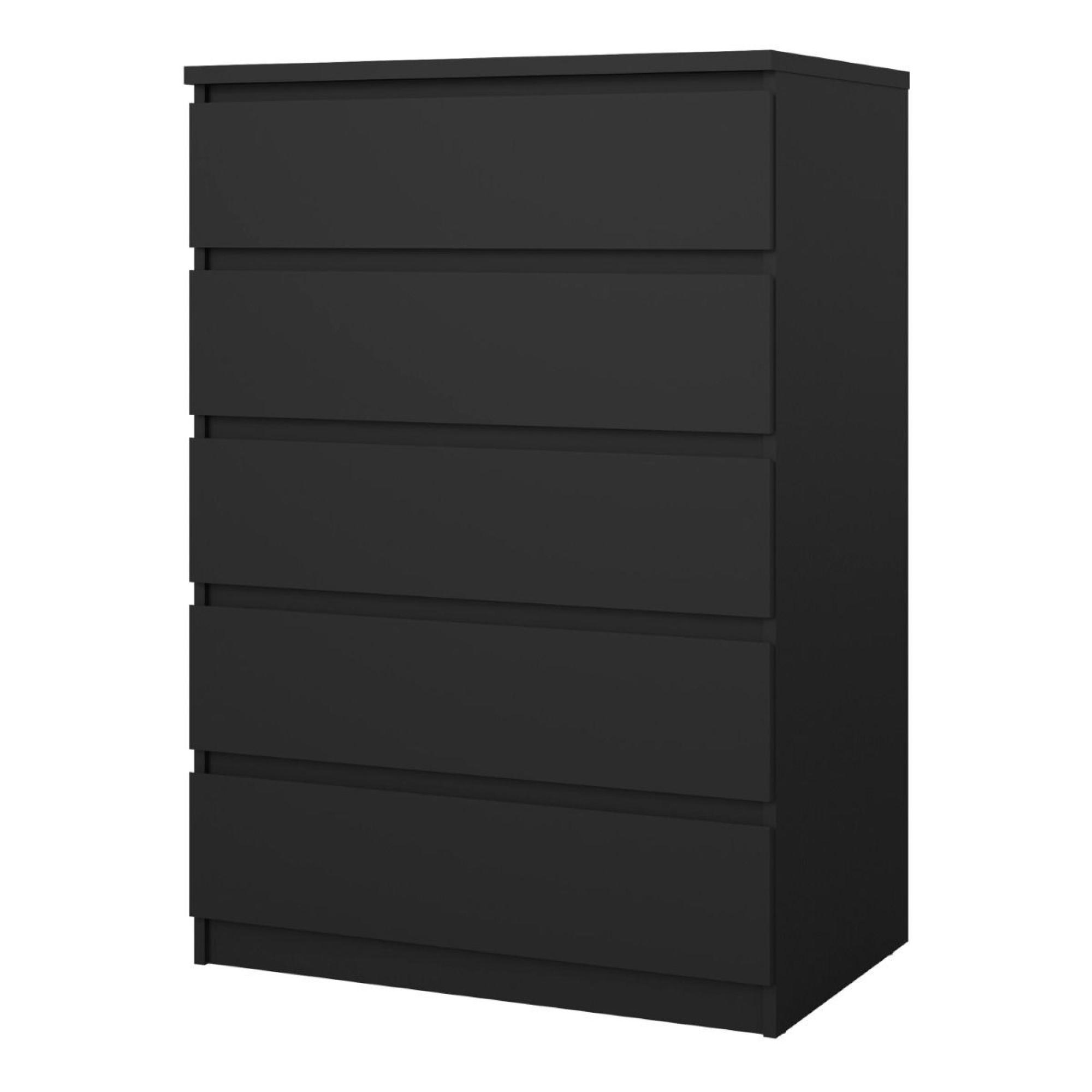 Naia Chest - 5 Drawer - Black