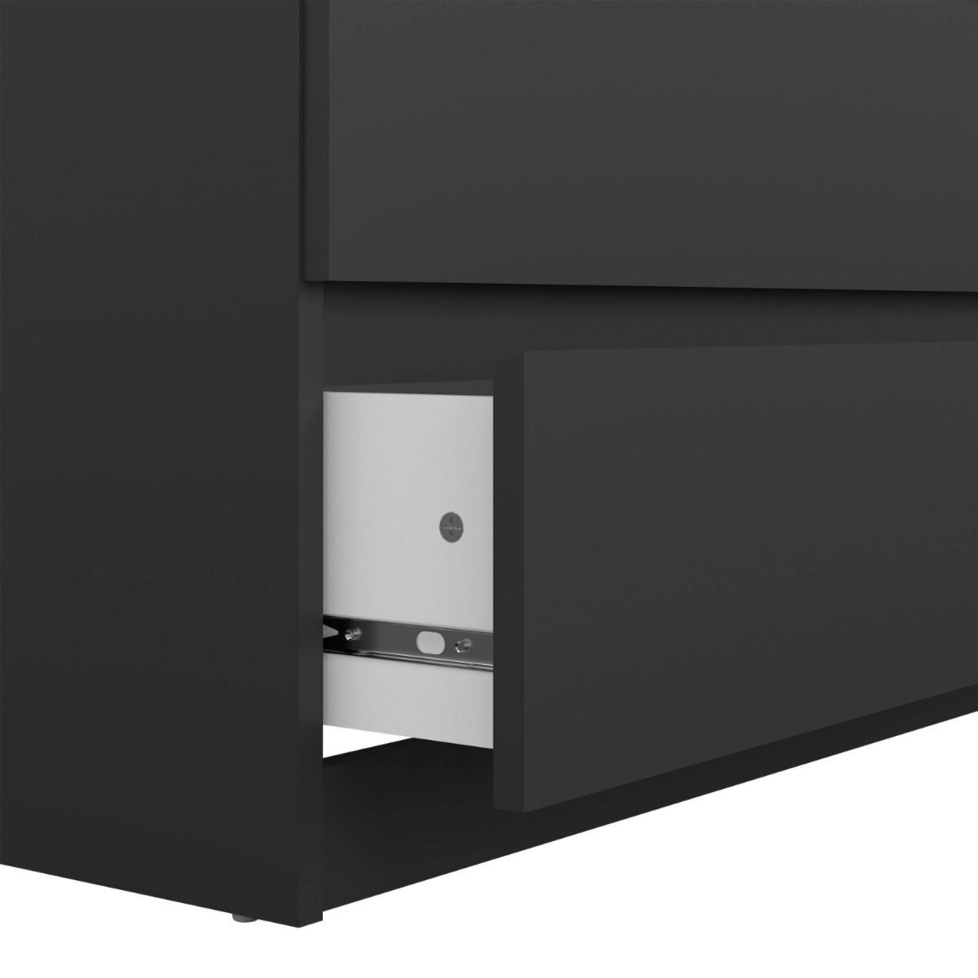 Naia Chest - 5 Drawer - Black