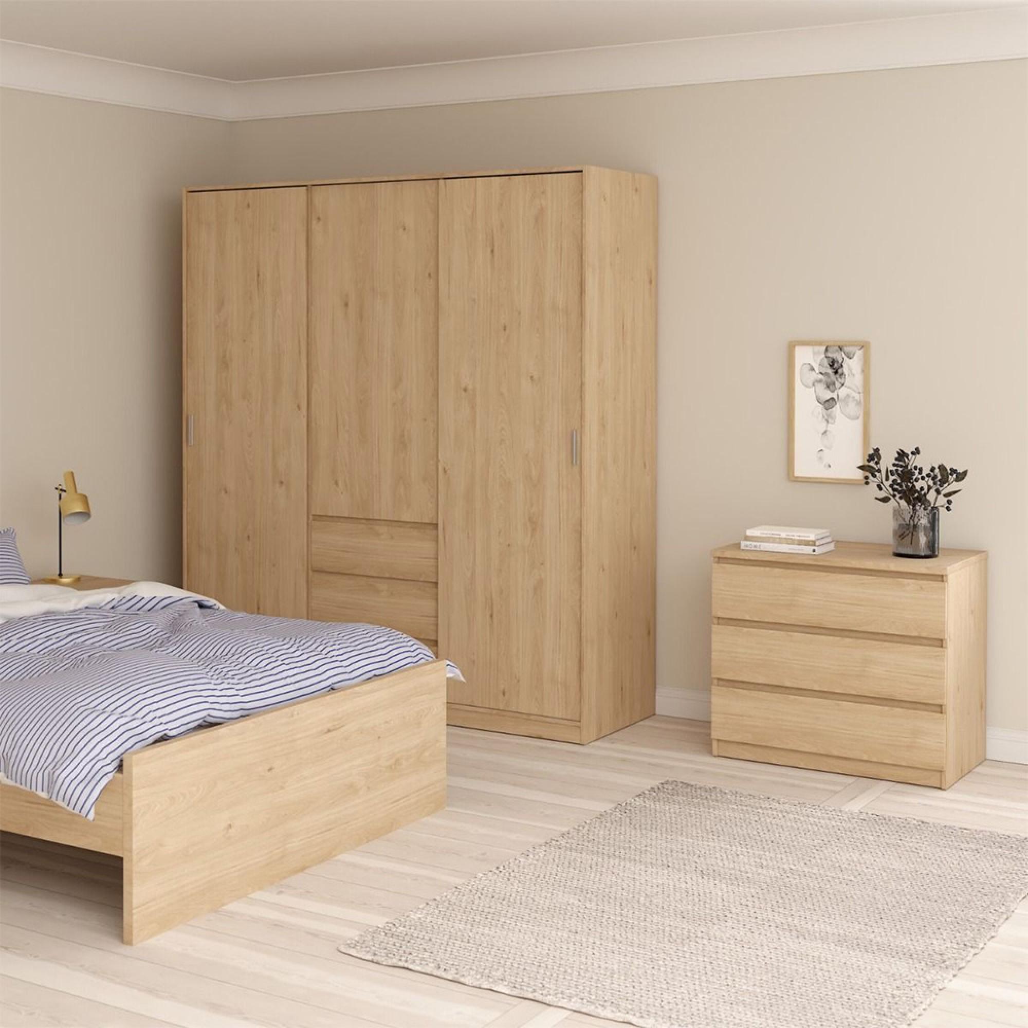 Naia Chest - 3 Drawer - Small - Oak