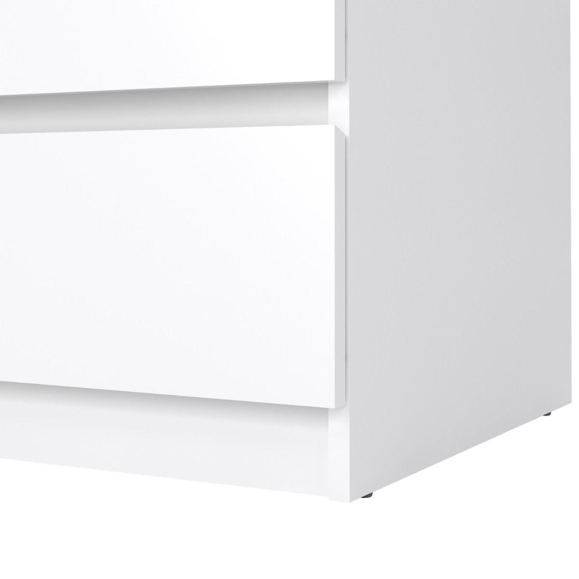 Naia Chest - 3 Drawer - Small - White Gloss