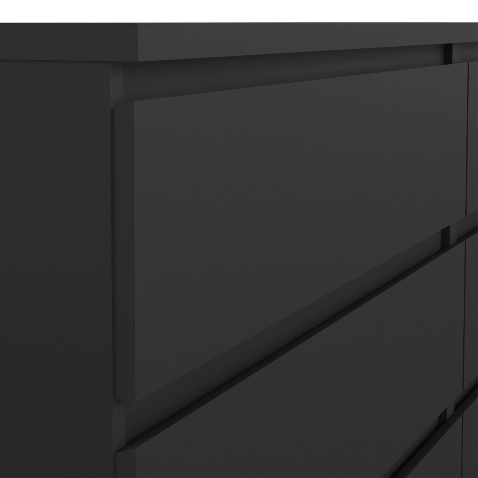 Naia Chest - 6 Drawer - Wide - Black