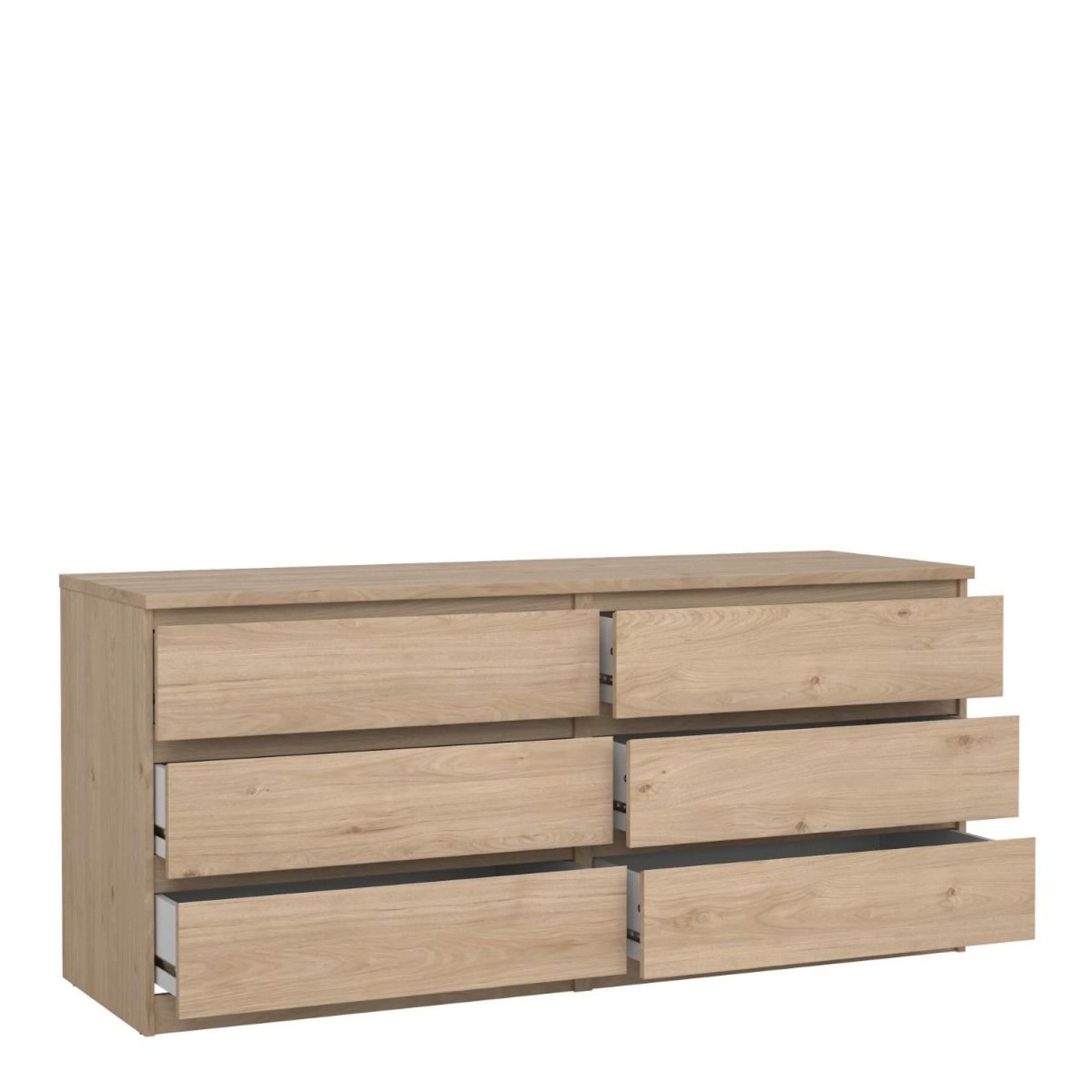 Naia Chest - 6 Drawer - Wide - Oak